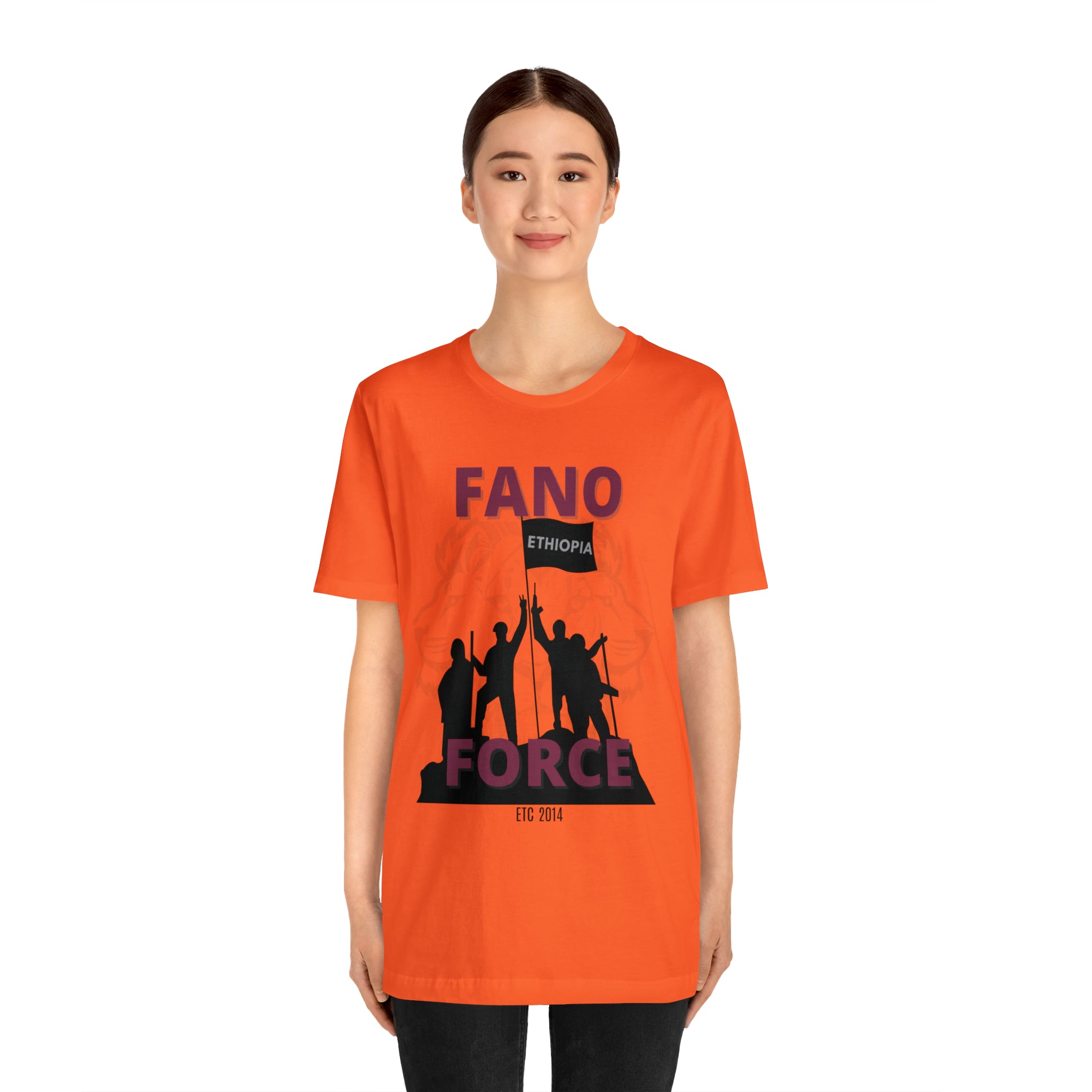 FANO GROUP WITH LION UNISEX JERSEY T-SHIRT