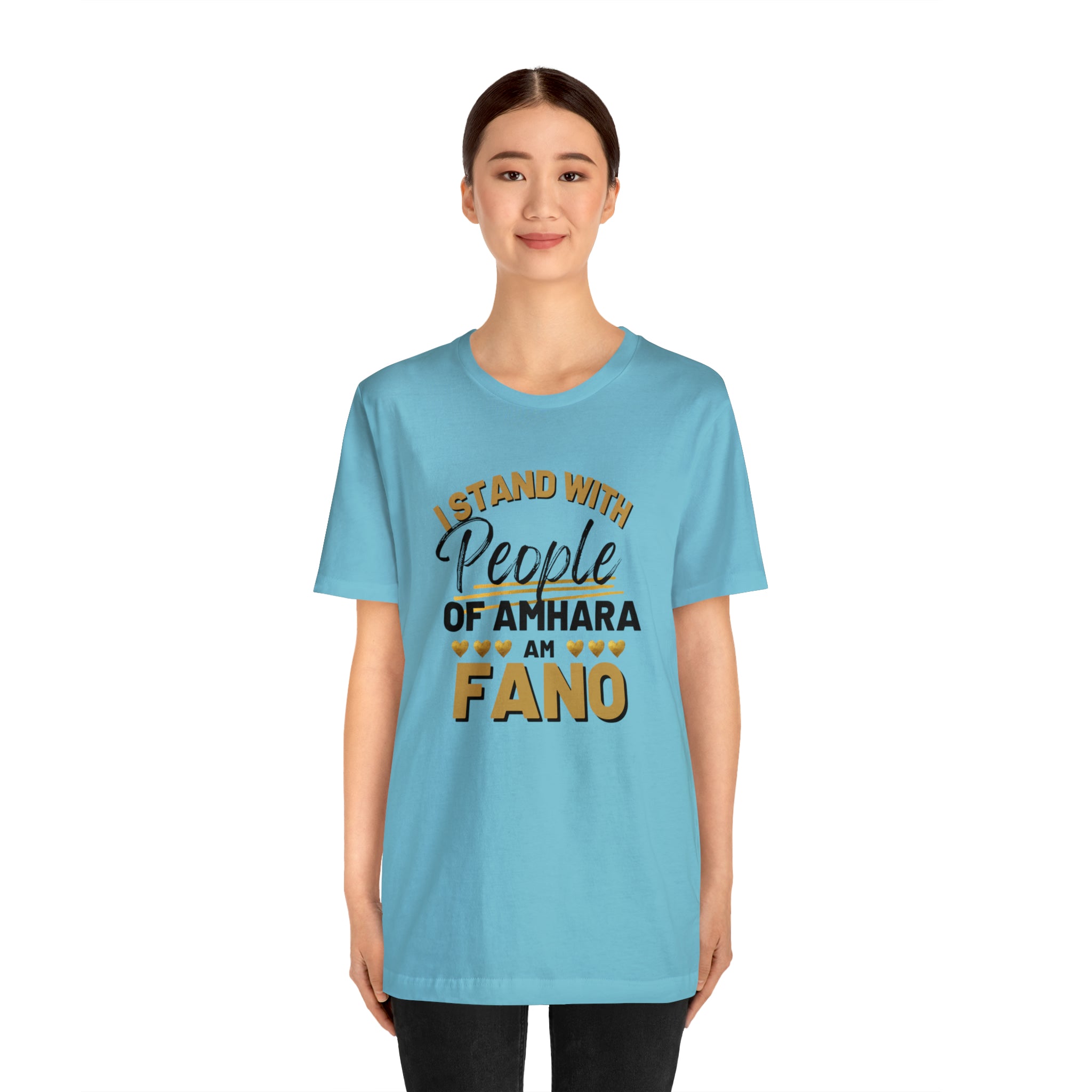 I STAND WITH FANO UNISEX JERSEY TEE