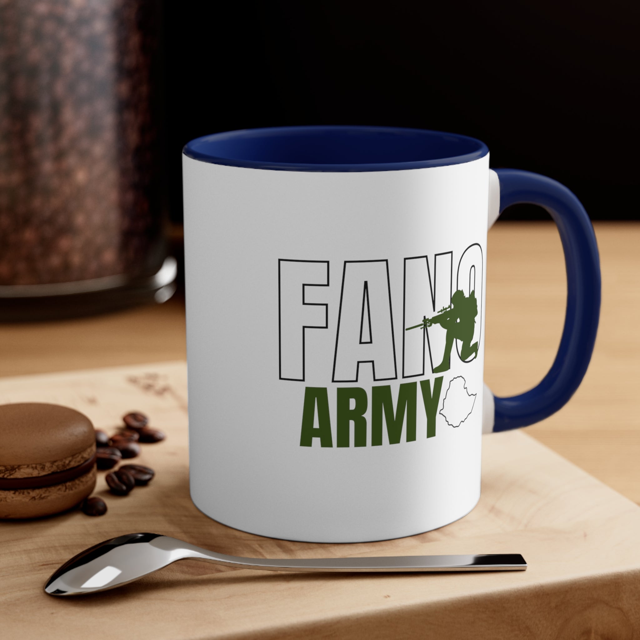 Fano Army White Mug 11oz