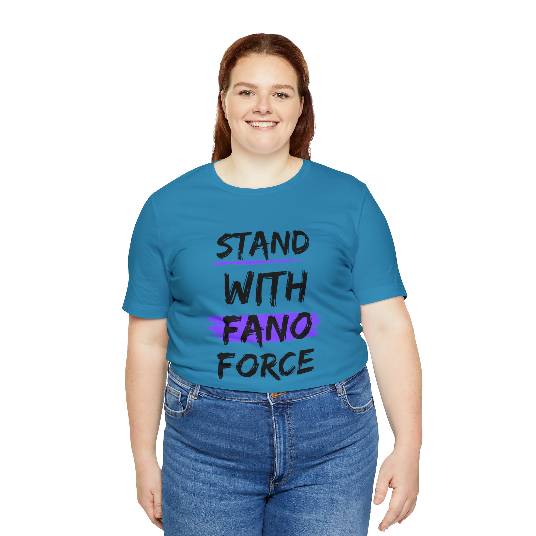 STAND WITH FANO UNISEX JERSEY TEE