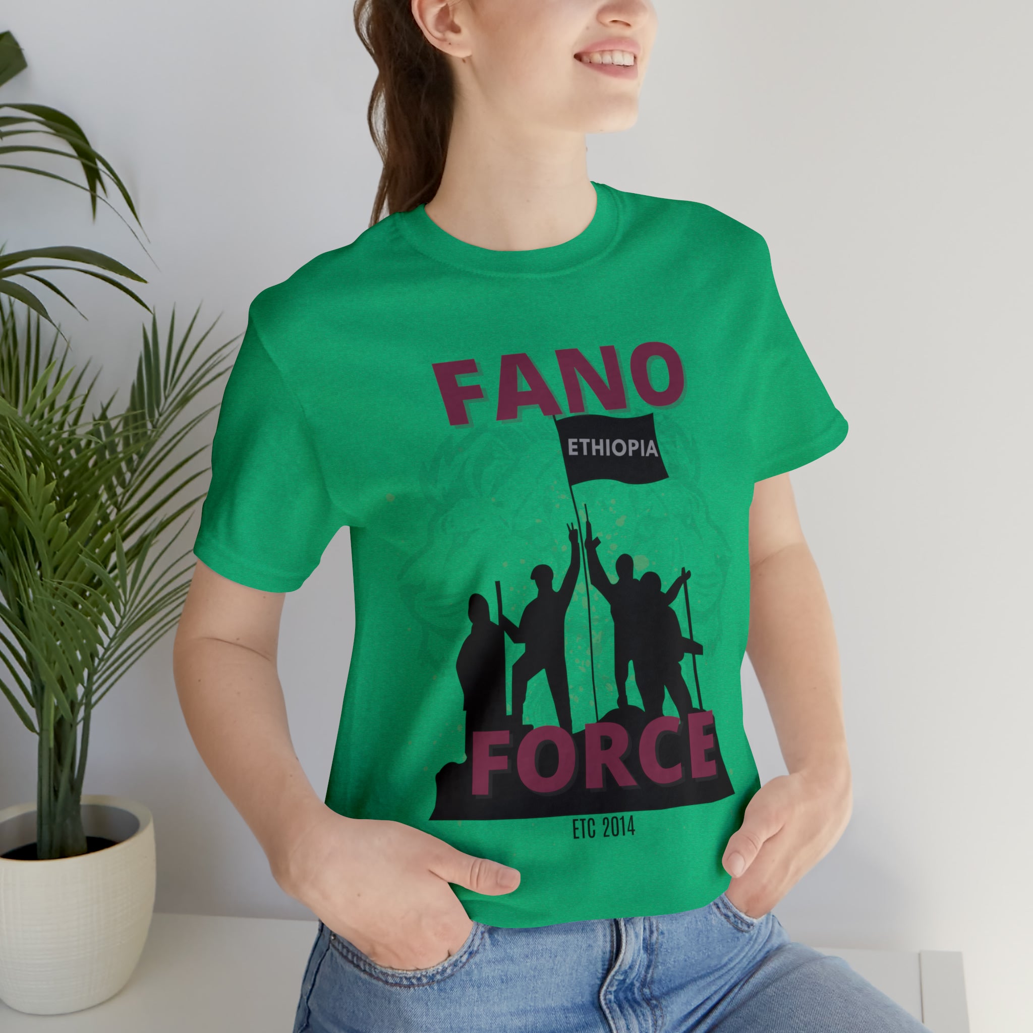 FANO GROUP WITH LION UNISEX JERSEY T-SHIRT