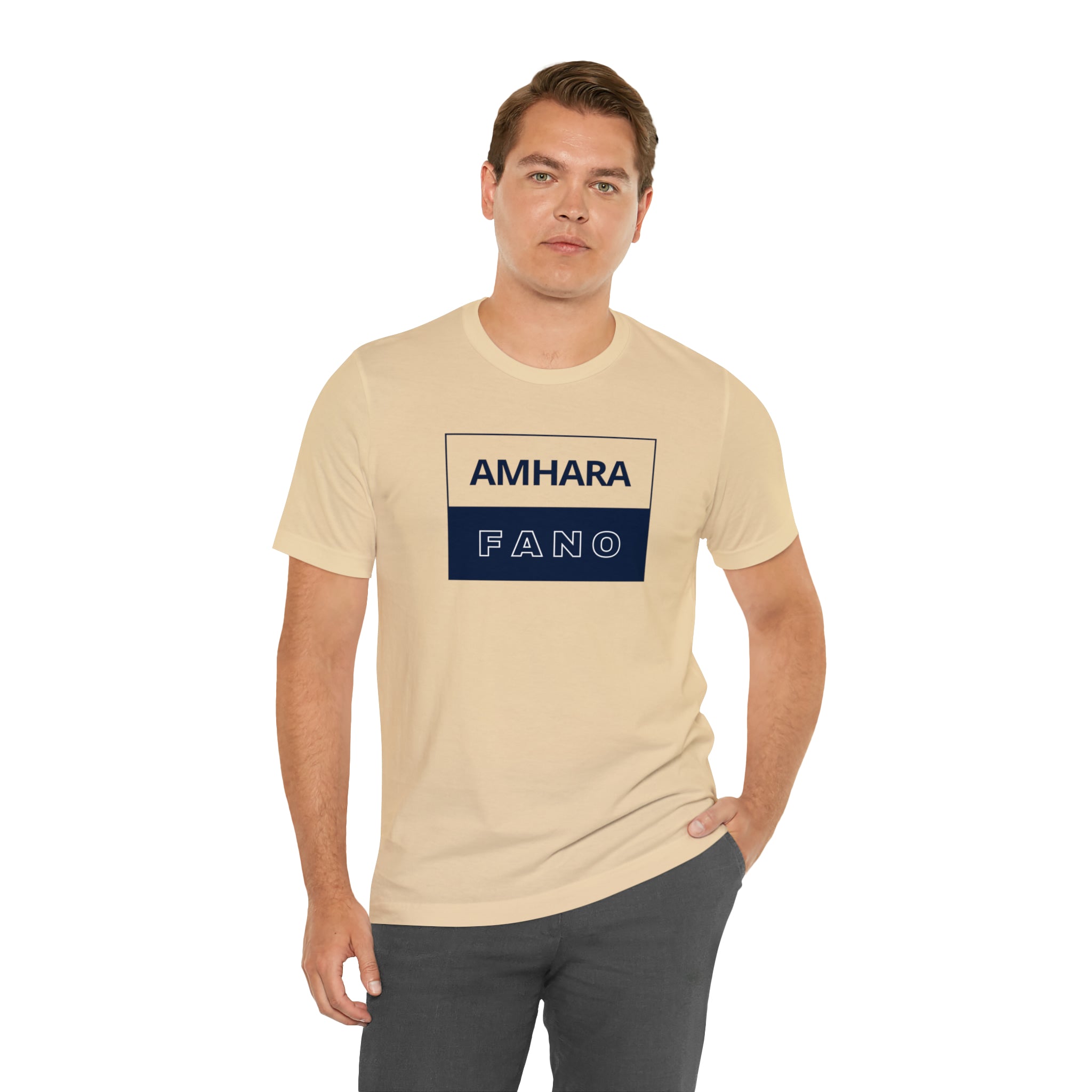 AMHARA FANO UNISEX JERSEY SHORT SLEEVE TEE