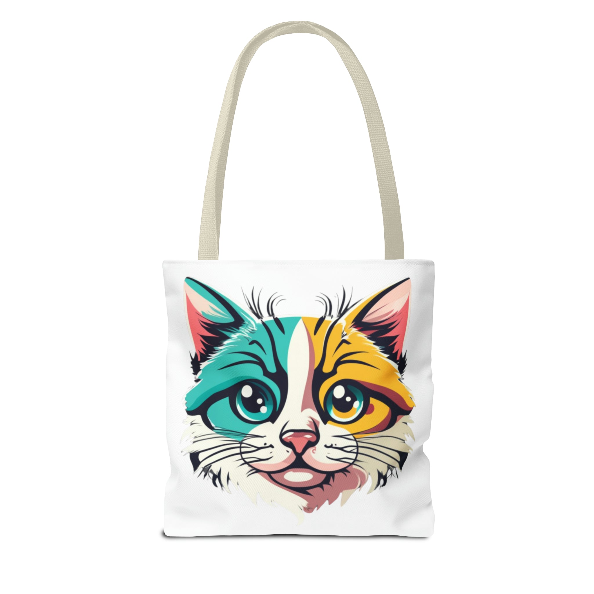 Cat Face Tote Bag (AOP)