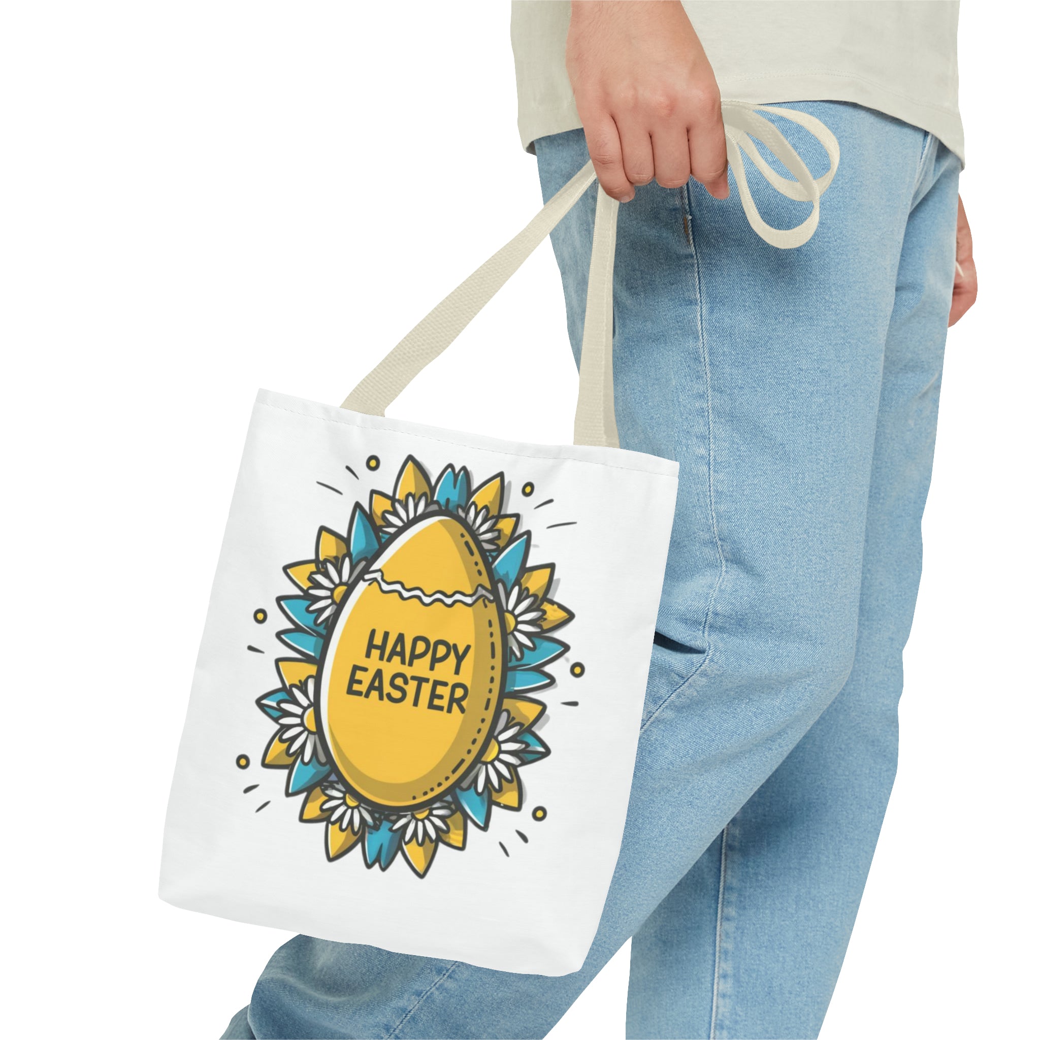 Happy Easter Tote Bag (AOP)