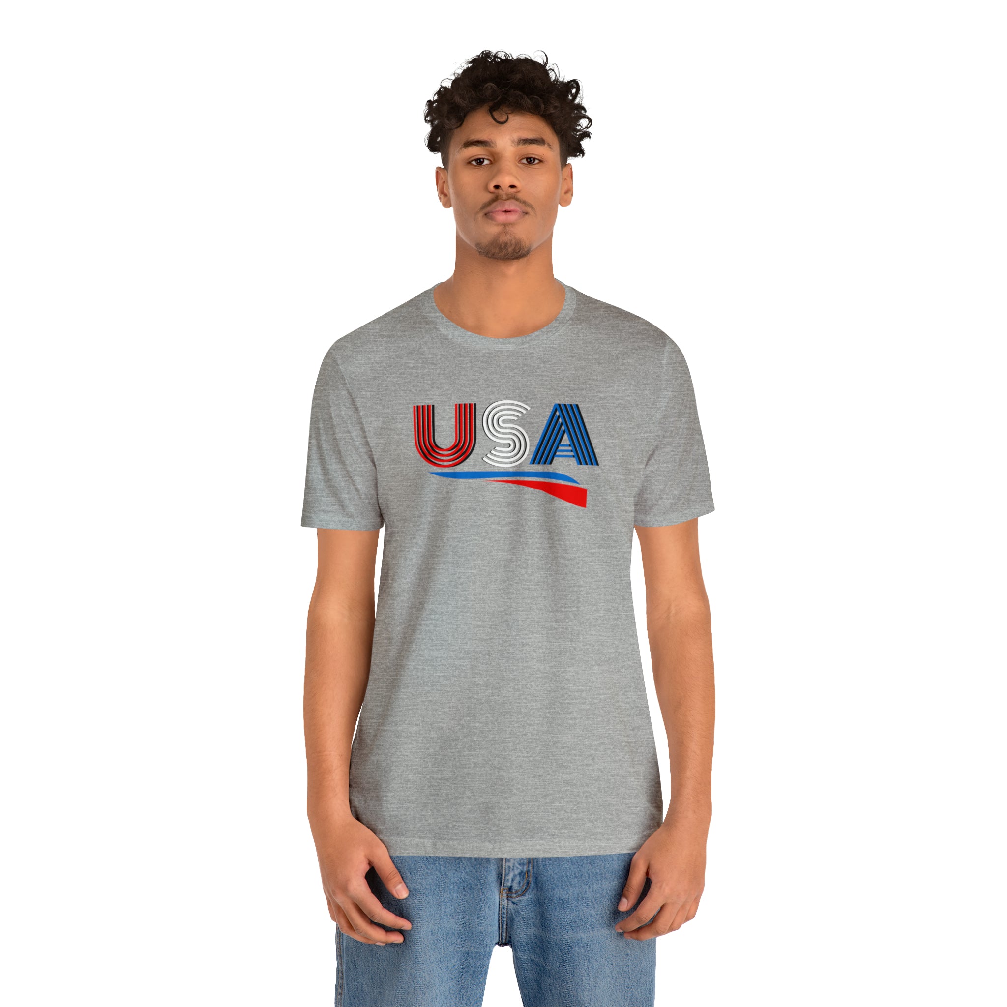 U.S.A UNISEX JERSEY SHORT SLEEVE TEE