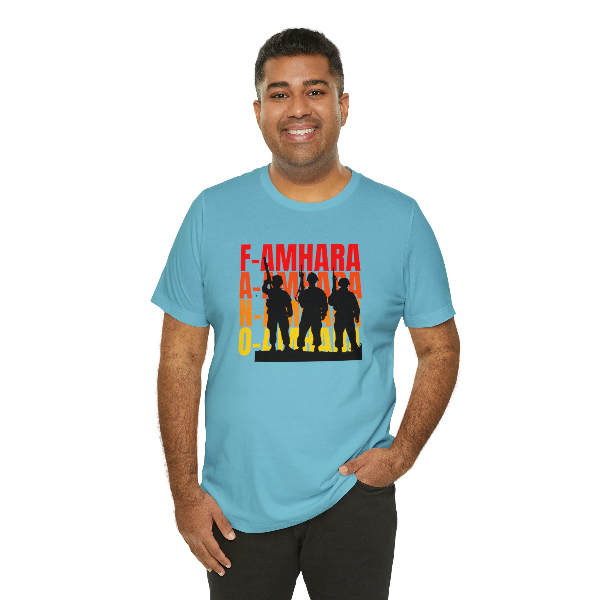 AMHARA UNISEX JERSEY SHORT SLEEVE TEE