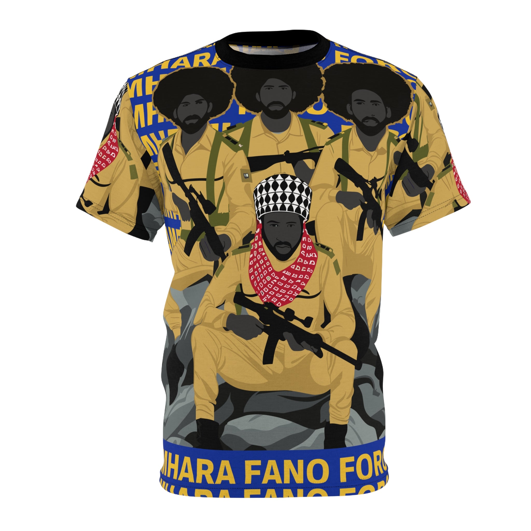 Amhara Fano Force Unisex Cut & Sew Tee