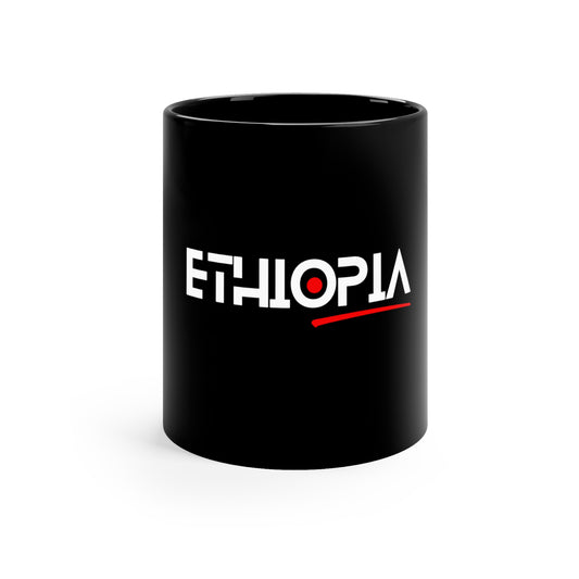 Ethiopia 11oz Black Mug