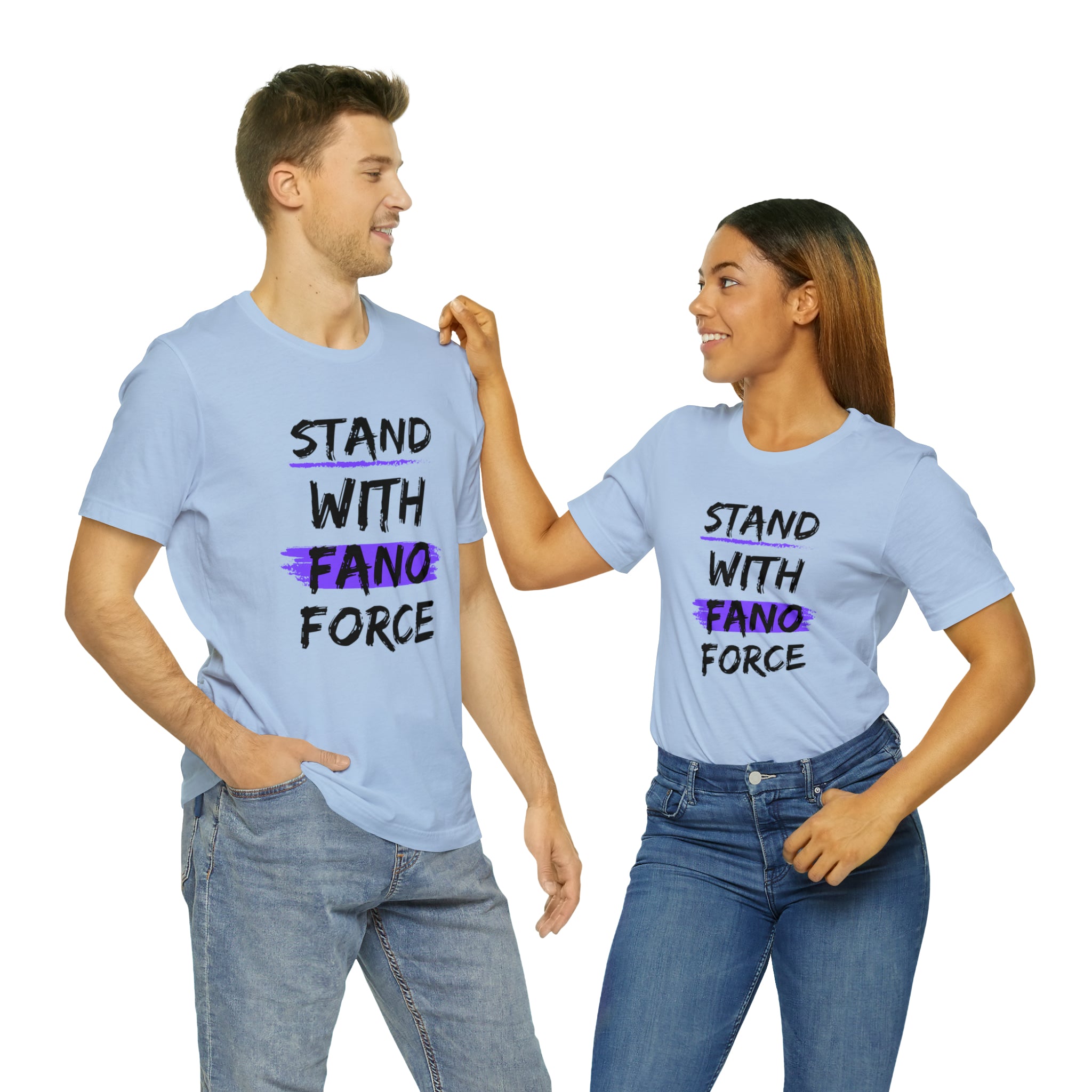 STAND WITH FANO UNISEX JERSEY TEE