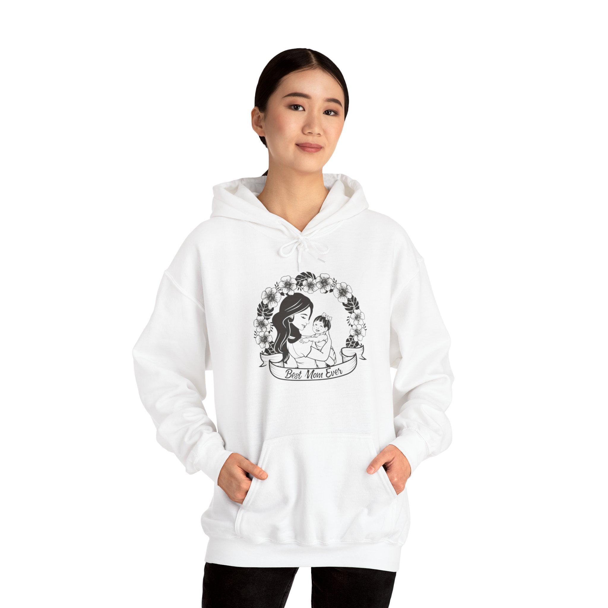 Best Mom Ever Unisex Heavy Blend™ Hooded Sweatshirt