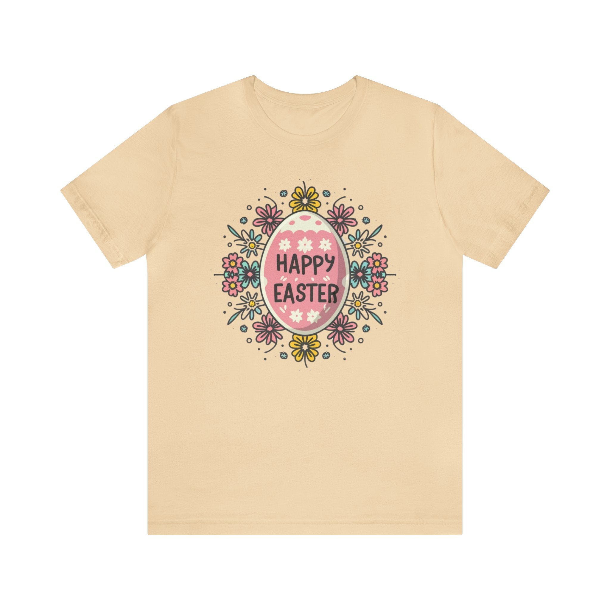 Happy Easter Unisex Jersey Short Sleeve Tee