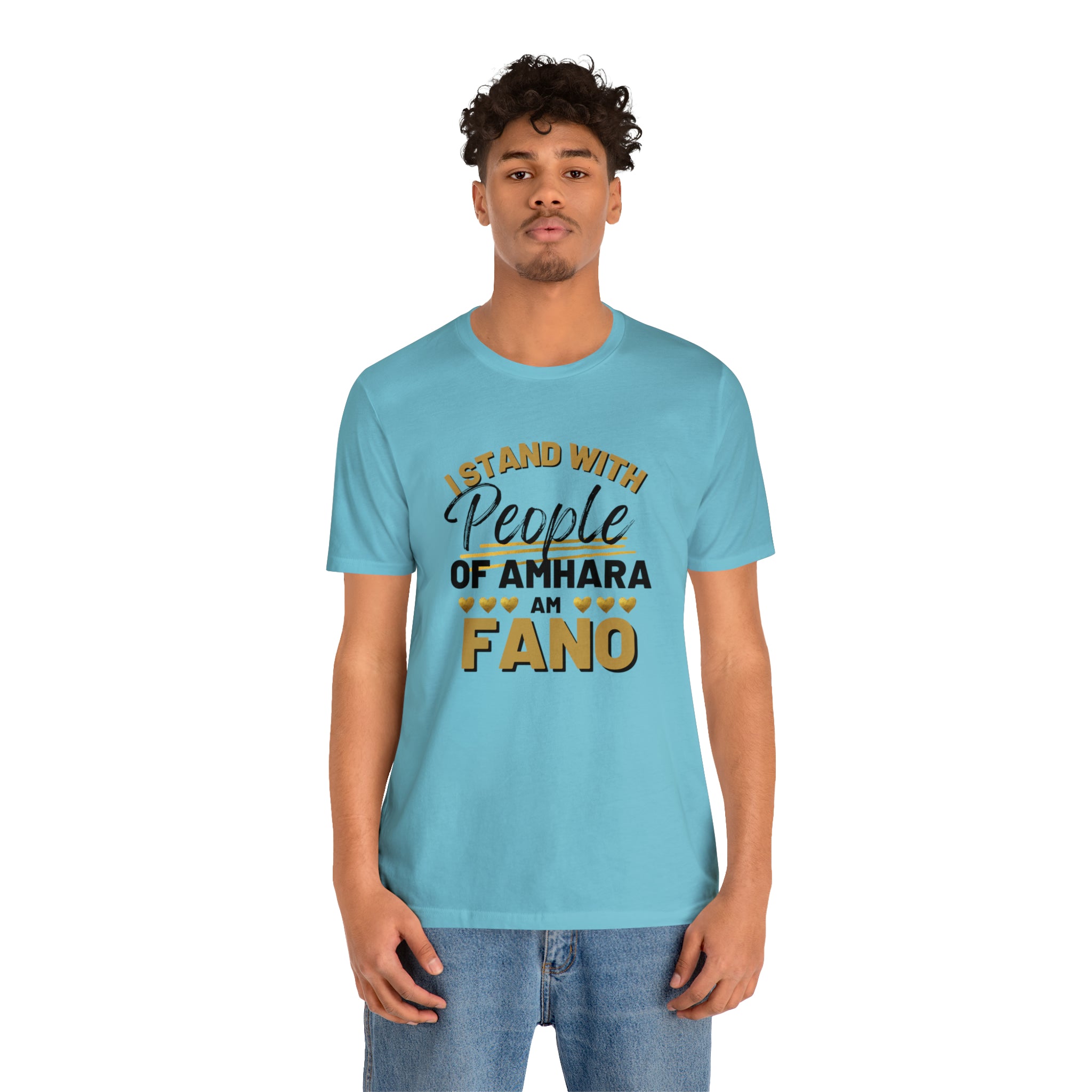 I STAND WITH FANO UNISEX JERSEY TEE