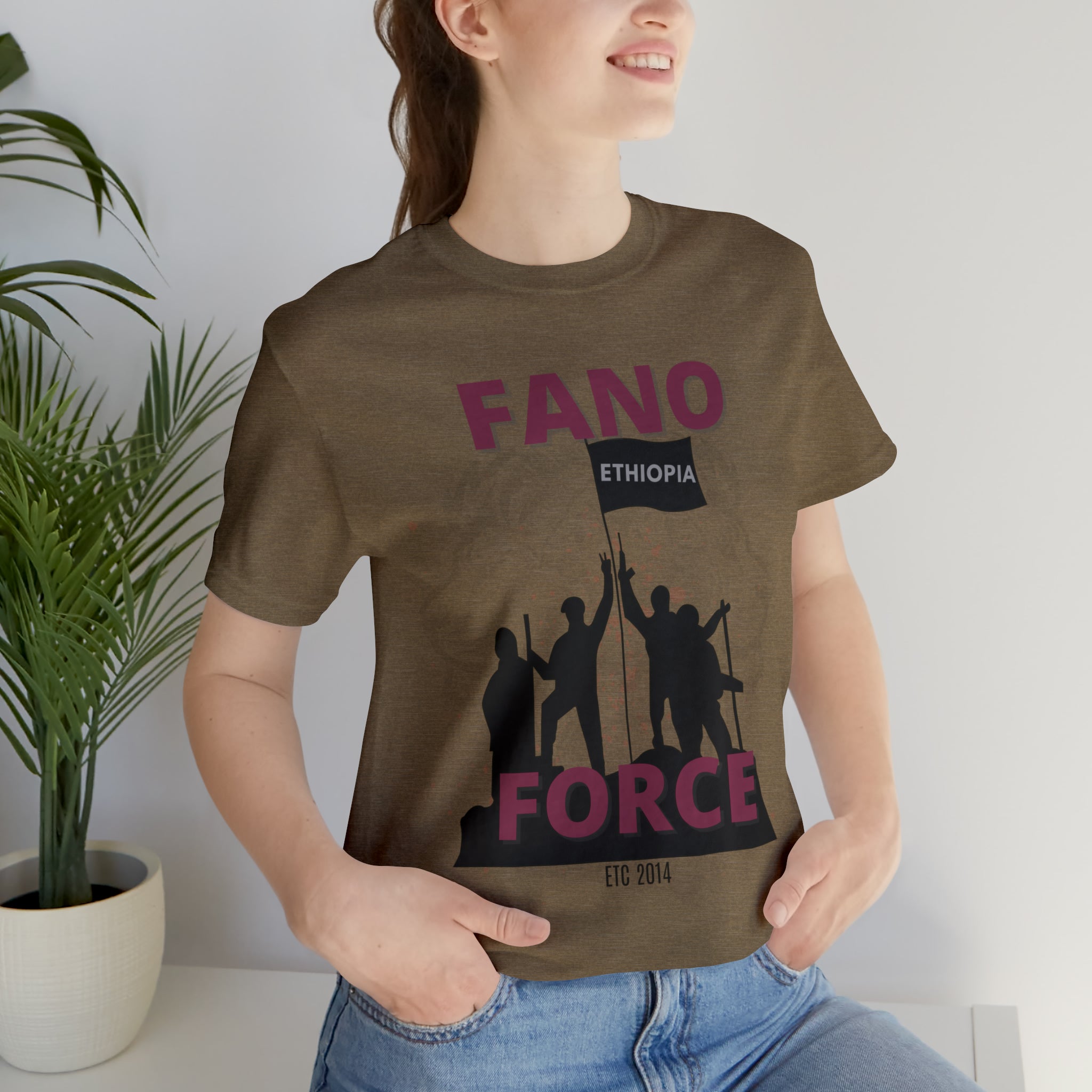 FANO GROUP WITH LION UNISEX JERSEY T-SHIRT