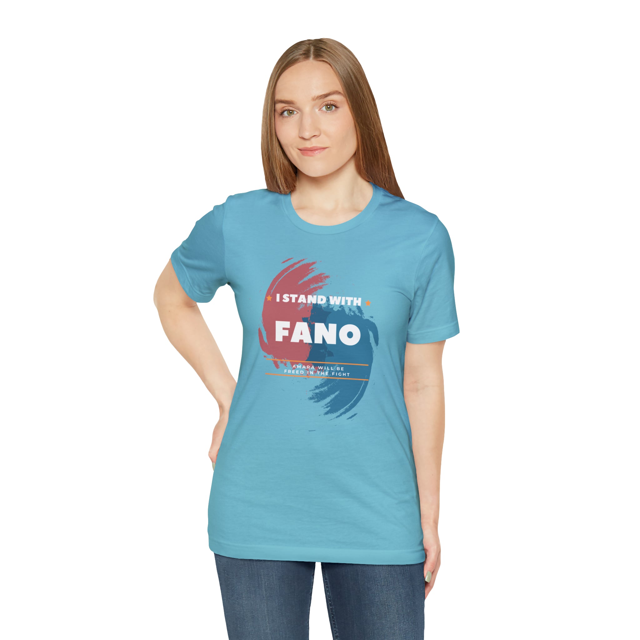 I STAND WITH FANO UNISEX JERSEY TEE