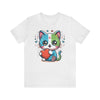 Cute Cat Unisex Jersey Short Sleeve Tee