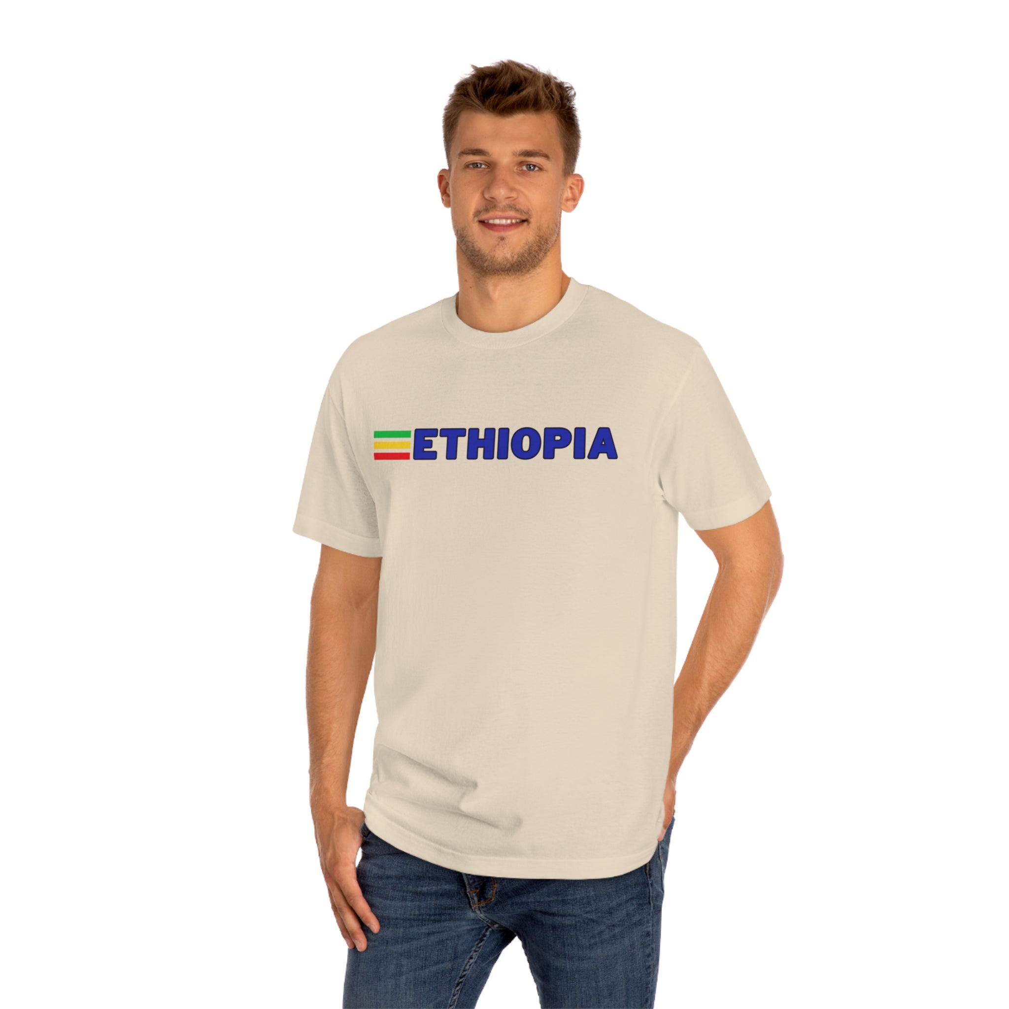 ETHIOPIA FLAG UNISEX CLASSIC TEE