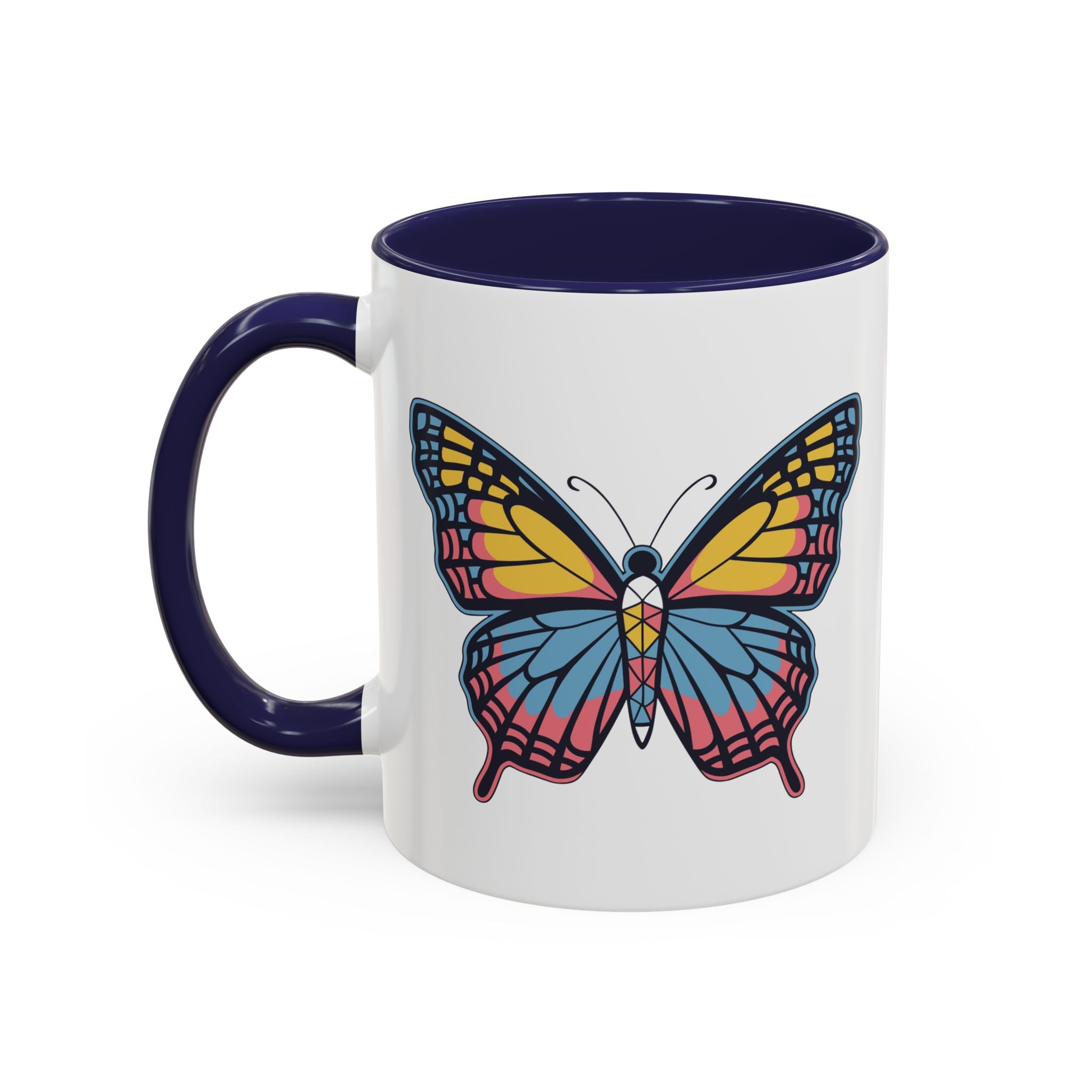 Butterfly Accent Coffee Mug (11, 15oz)