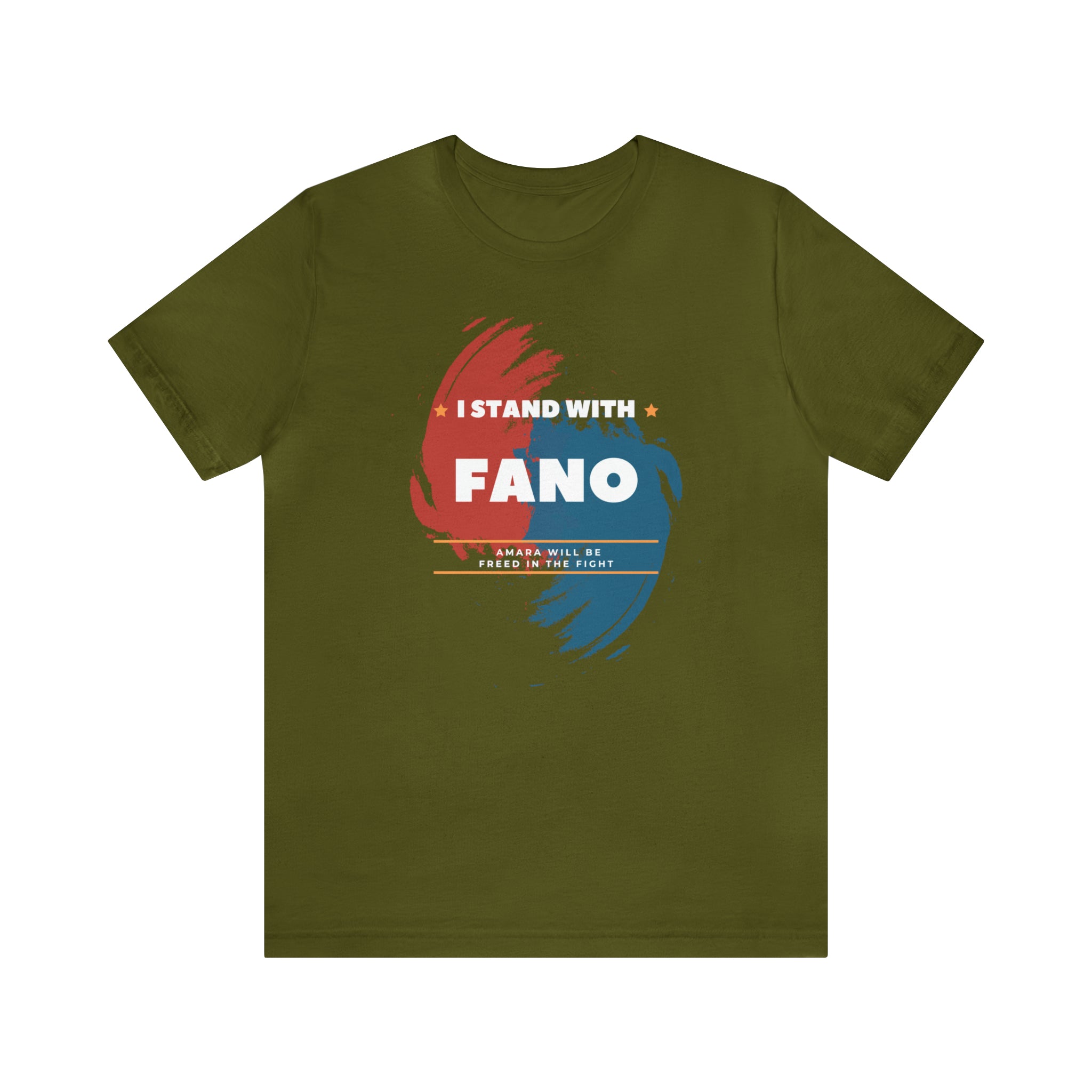 I STAND WITH FANO UNISEX JERSEY TEE