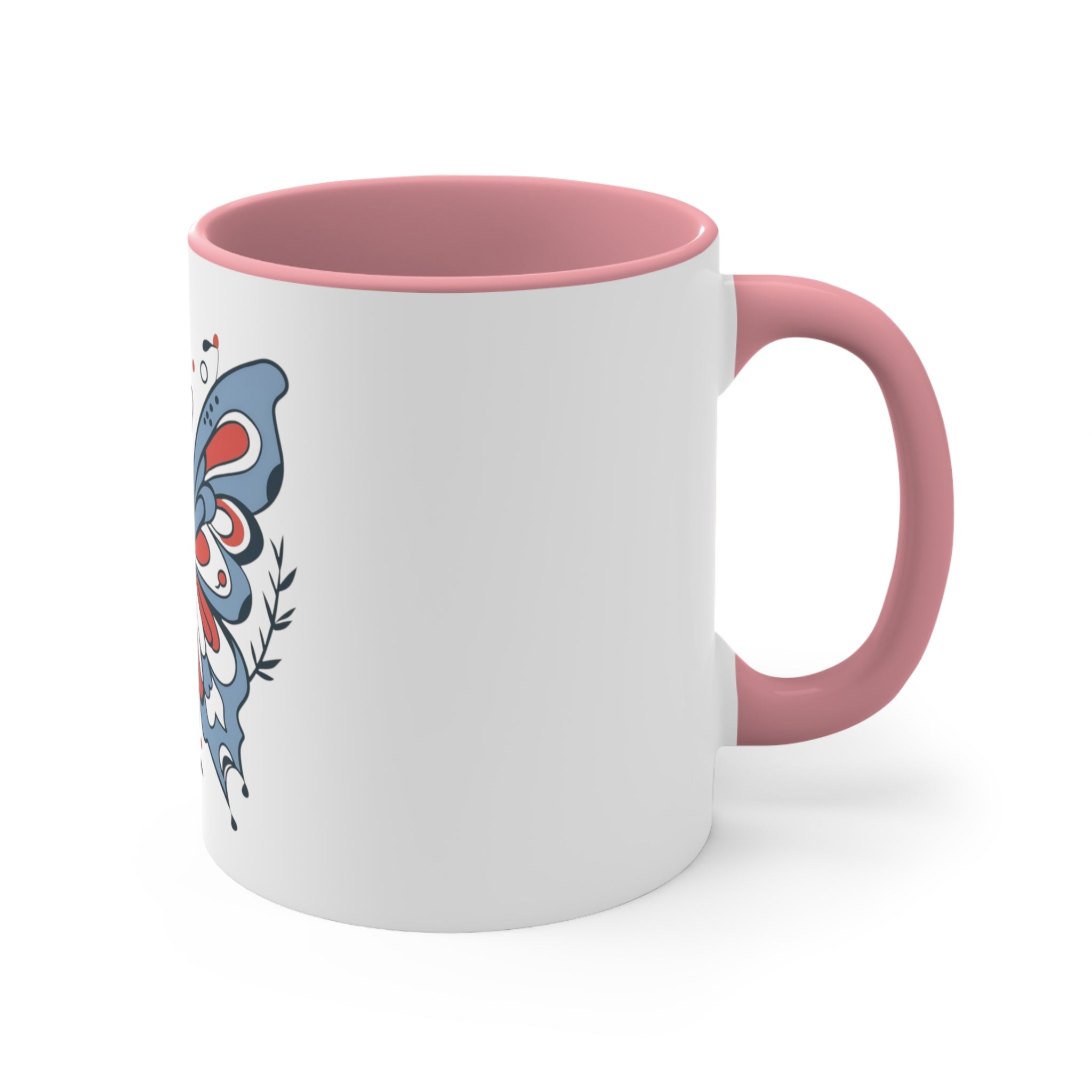 Butterfly White Mug 11oz