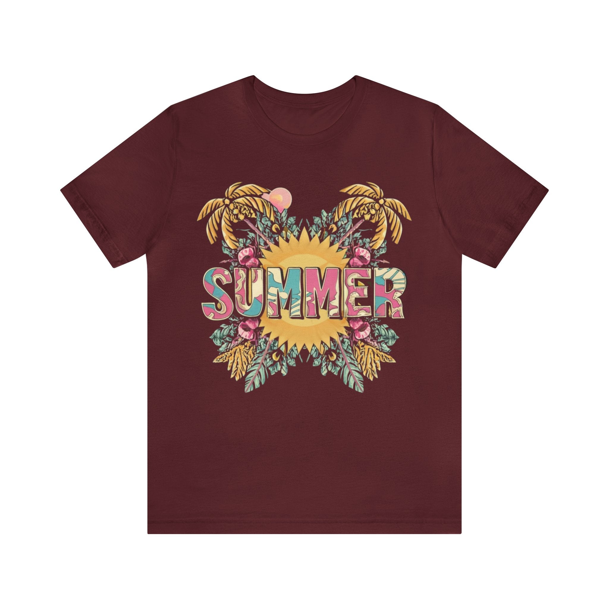 Summer Unisex Jersey Short Sleeve Tee