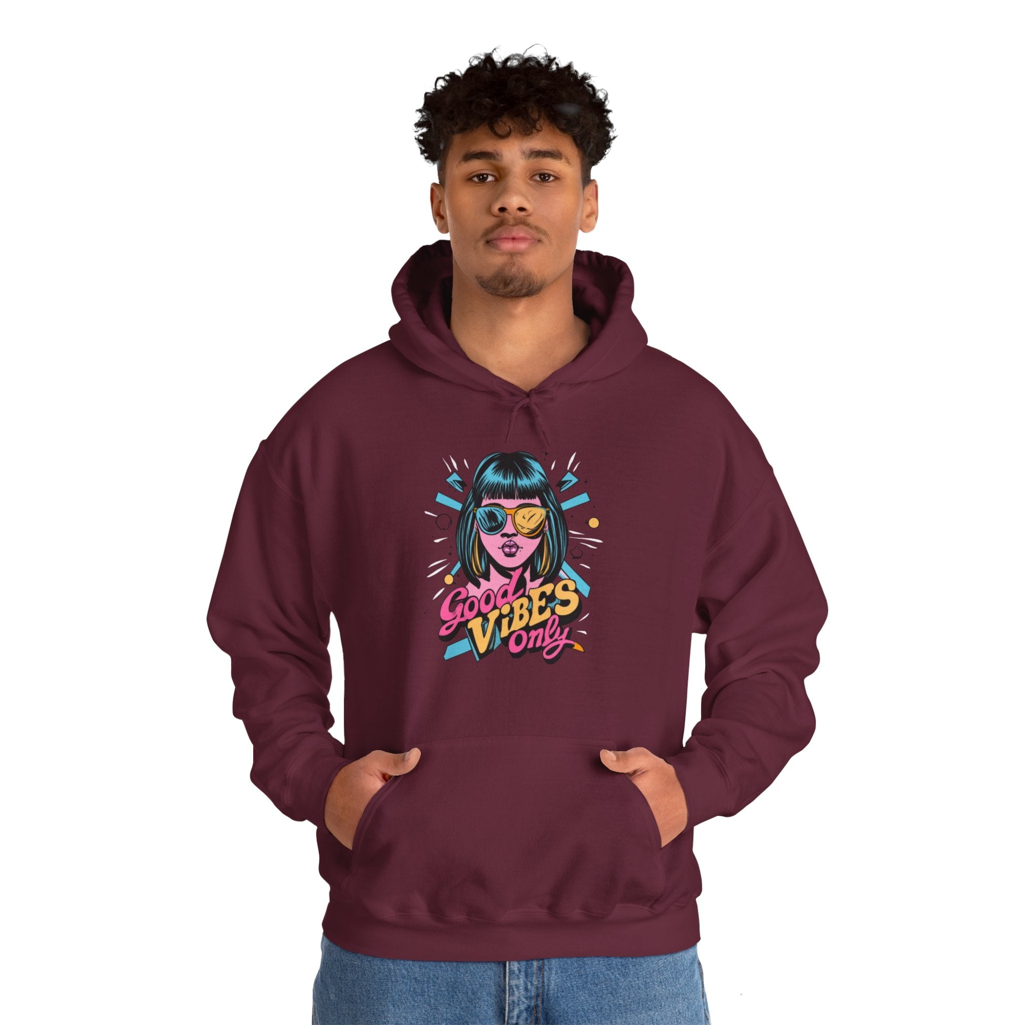 Good Vibes Only Unisex Heavy Blend™ Hooded Sweatshirt