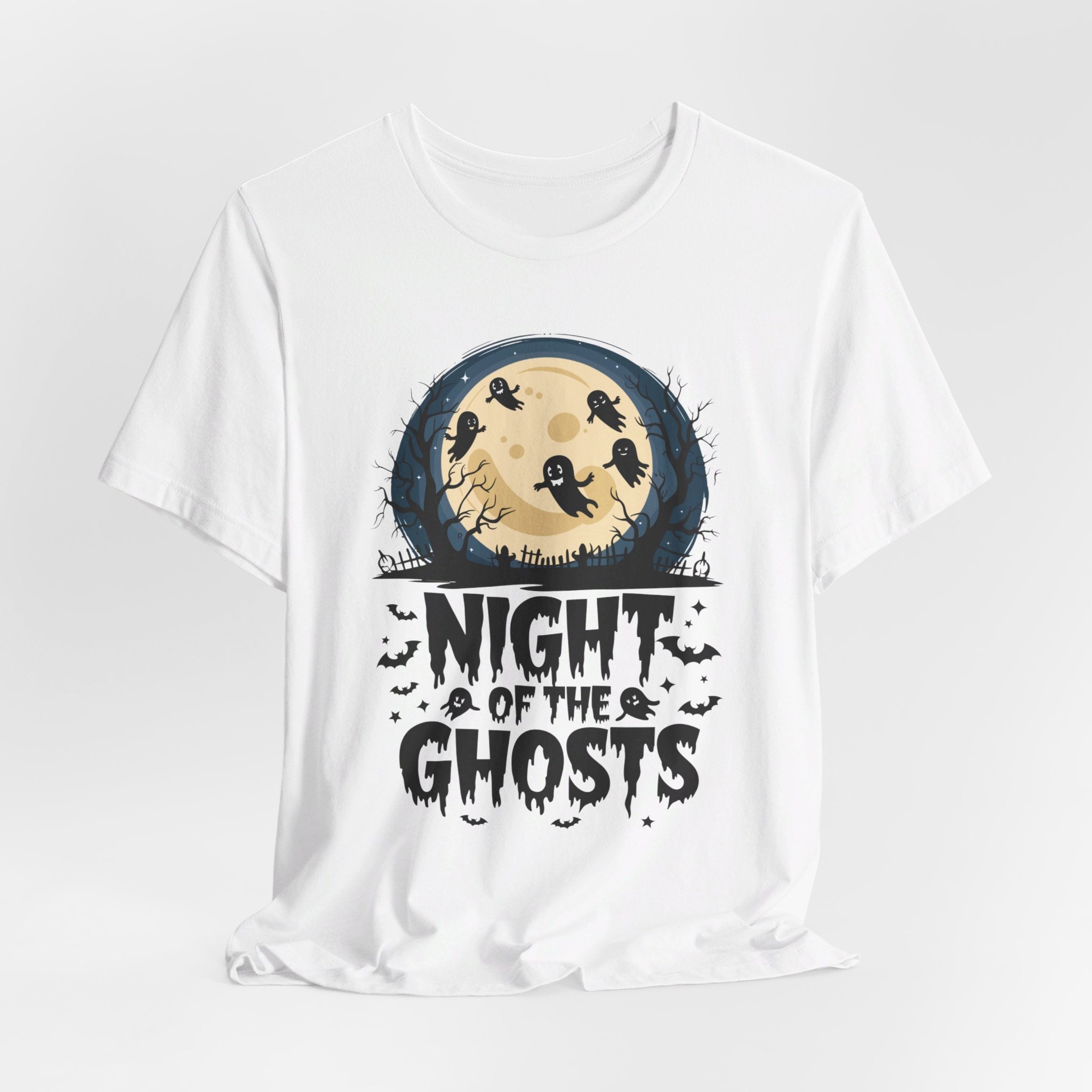 Night of Ghosts Unisex Jersey Short Sleeve Tee