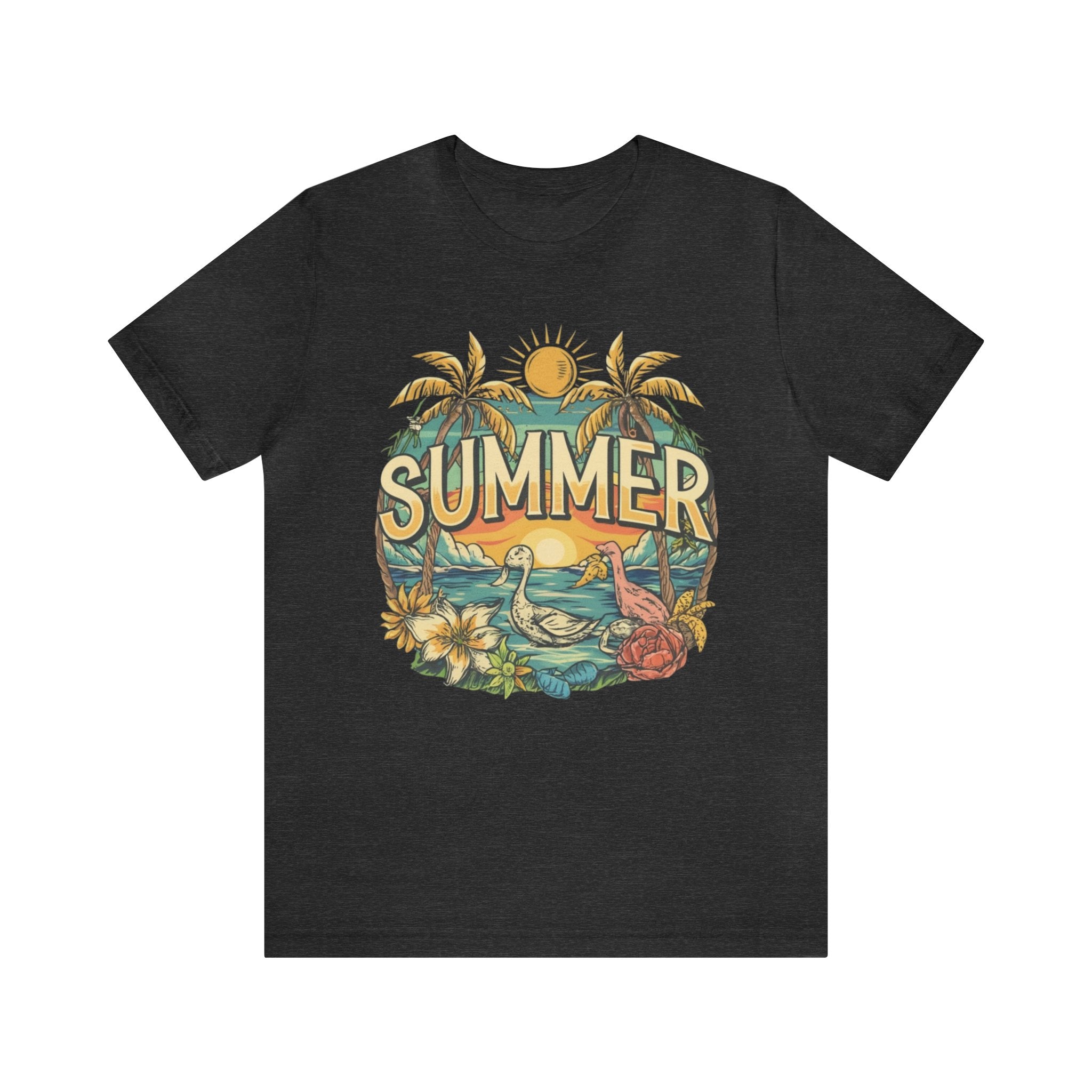 Summer Unisex Jersey Short Sleeve Tee