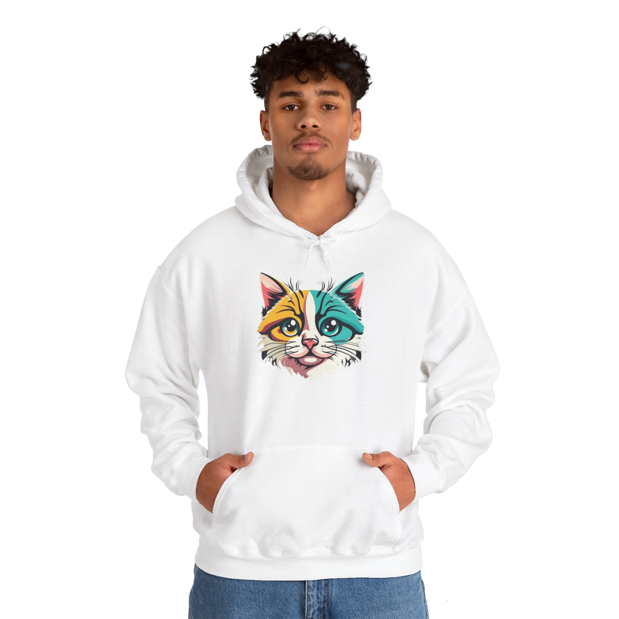 Cat Unisex Heavy Blend™ Hooded Sweatshirt