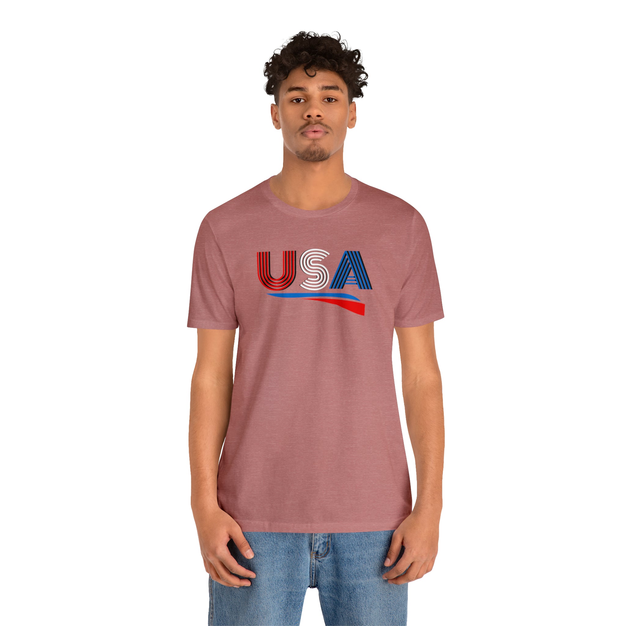 U.S.A UNISEX JERSEY SHORT SLEEVE TEE