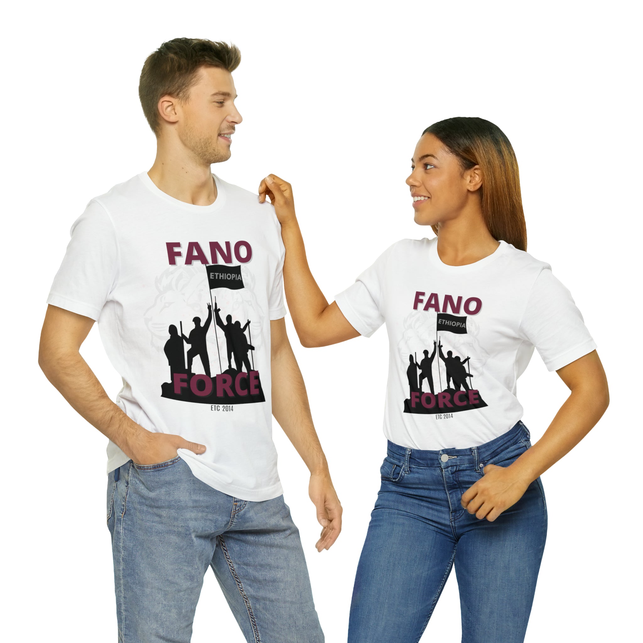 FANO GROUP WITH LION UNISEX JERSEY T-SHIRT