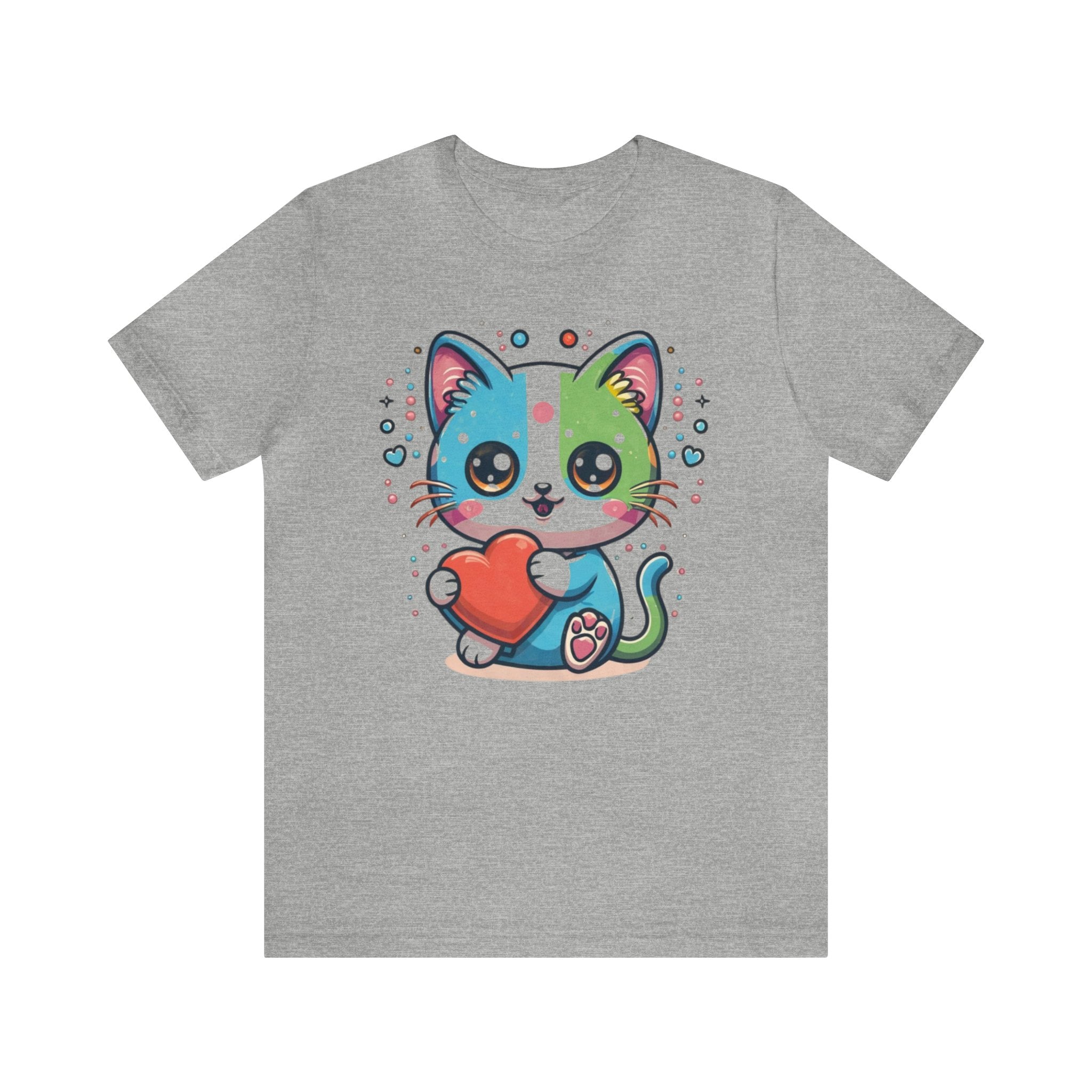 Cute Cat Unisex Jersey Short Sleeve Tee