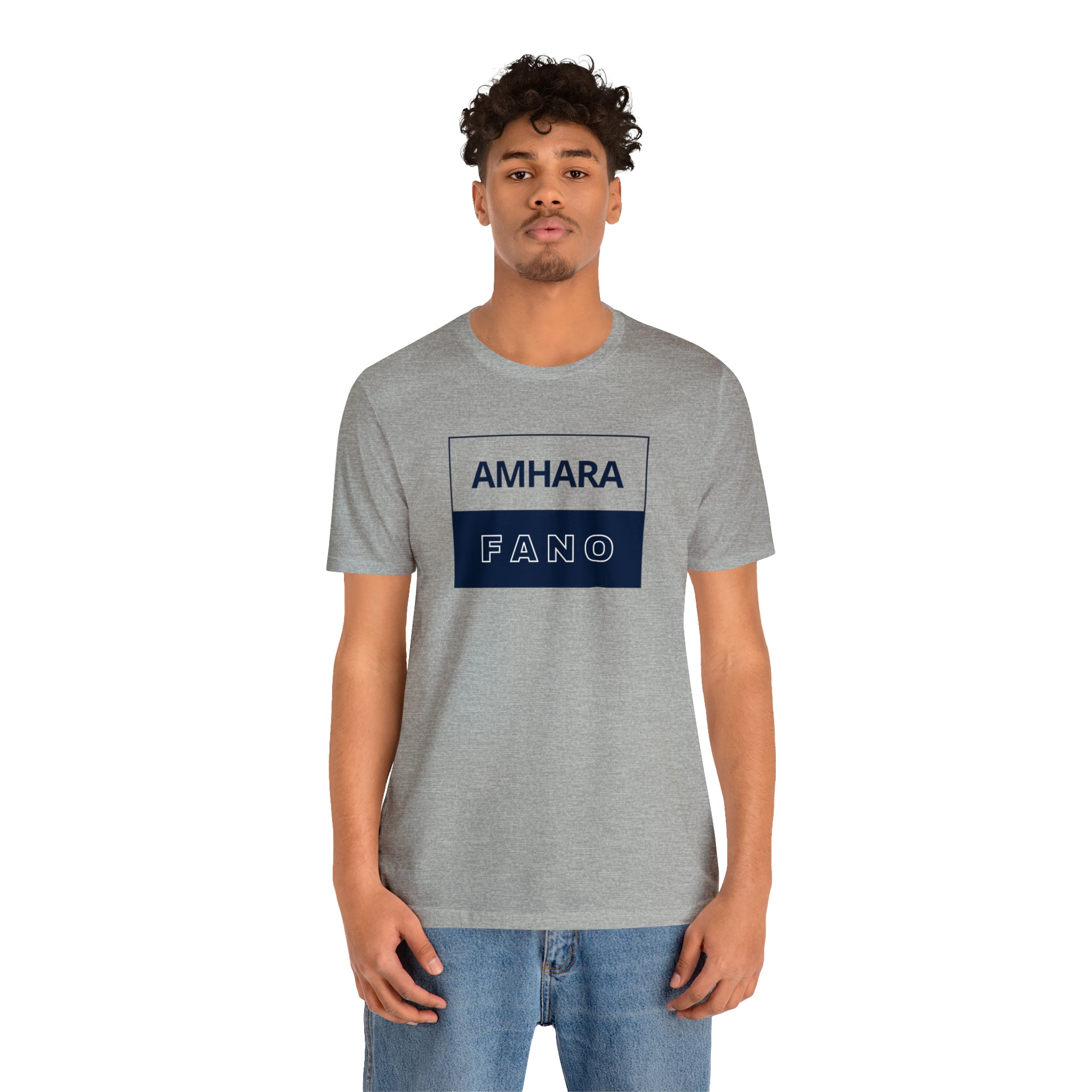 AMHARA FANO UNISEX JERSEY SHORT SLEEVE TEE