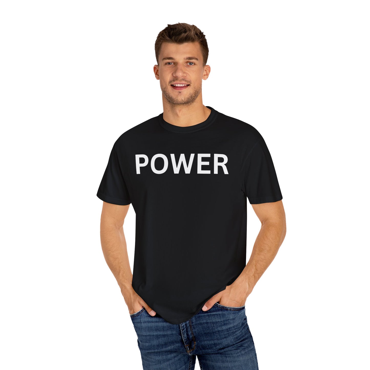 Empowerment Unisex T-Shirt - Garment-Dyed Tee for Motivation, Casual Wear, Gift for Friends, Positive Vibes, Everyday Statement