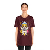 Astronaut Cat Unisex Jersey Short Sleeve Tee