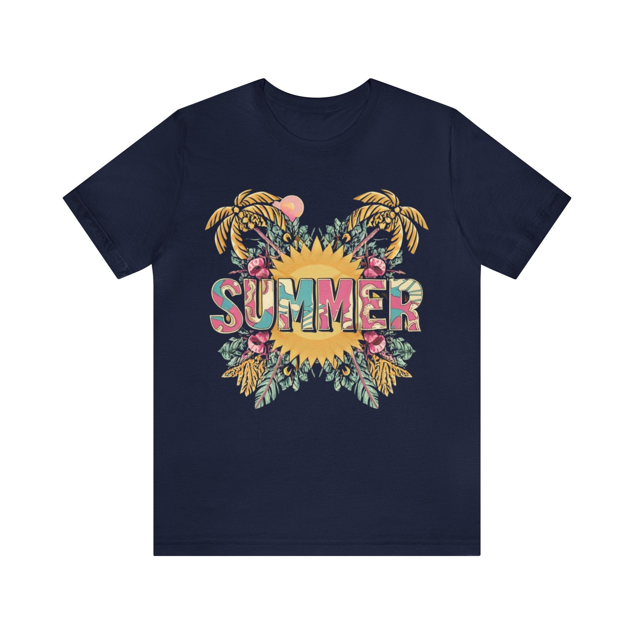 Summer Unisex Jersey Short Sleeve Tee