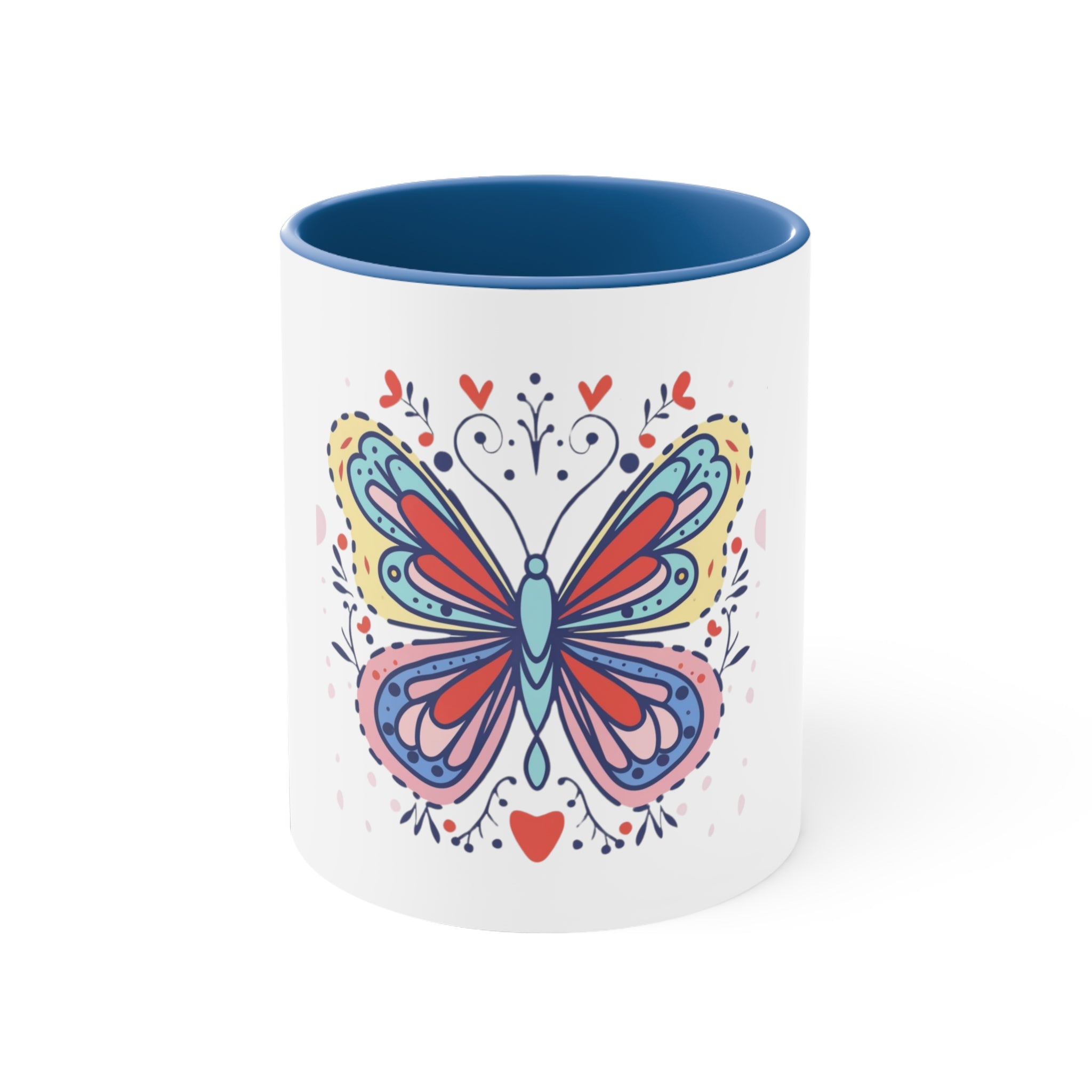 Butterfly White Mug 11oz