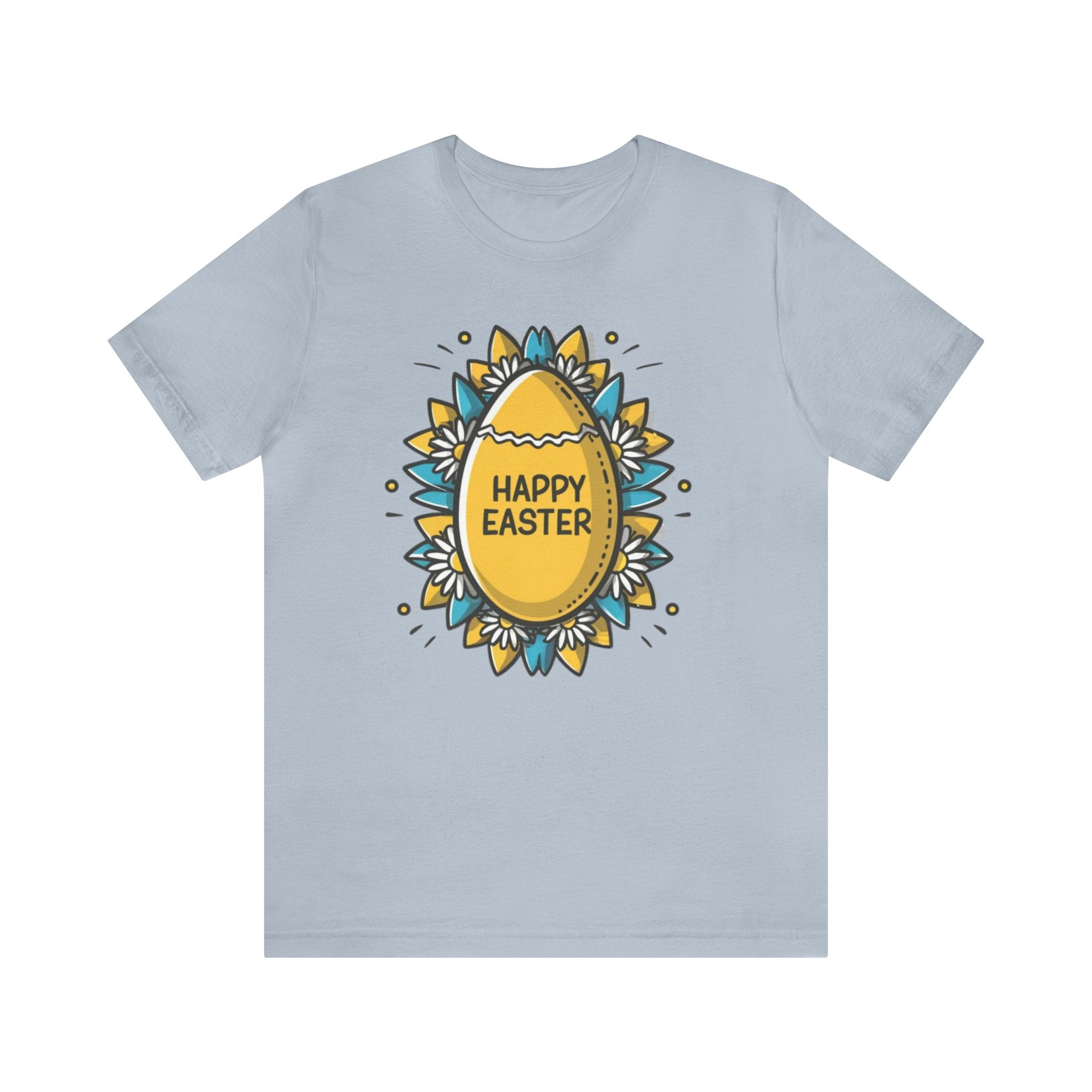 Happy Easter Unisex Jersey Short Sleeve Tee