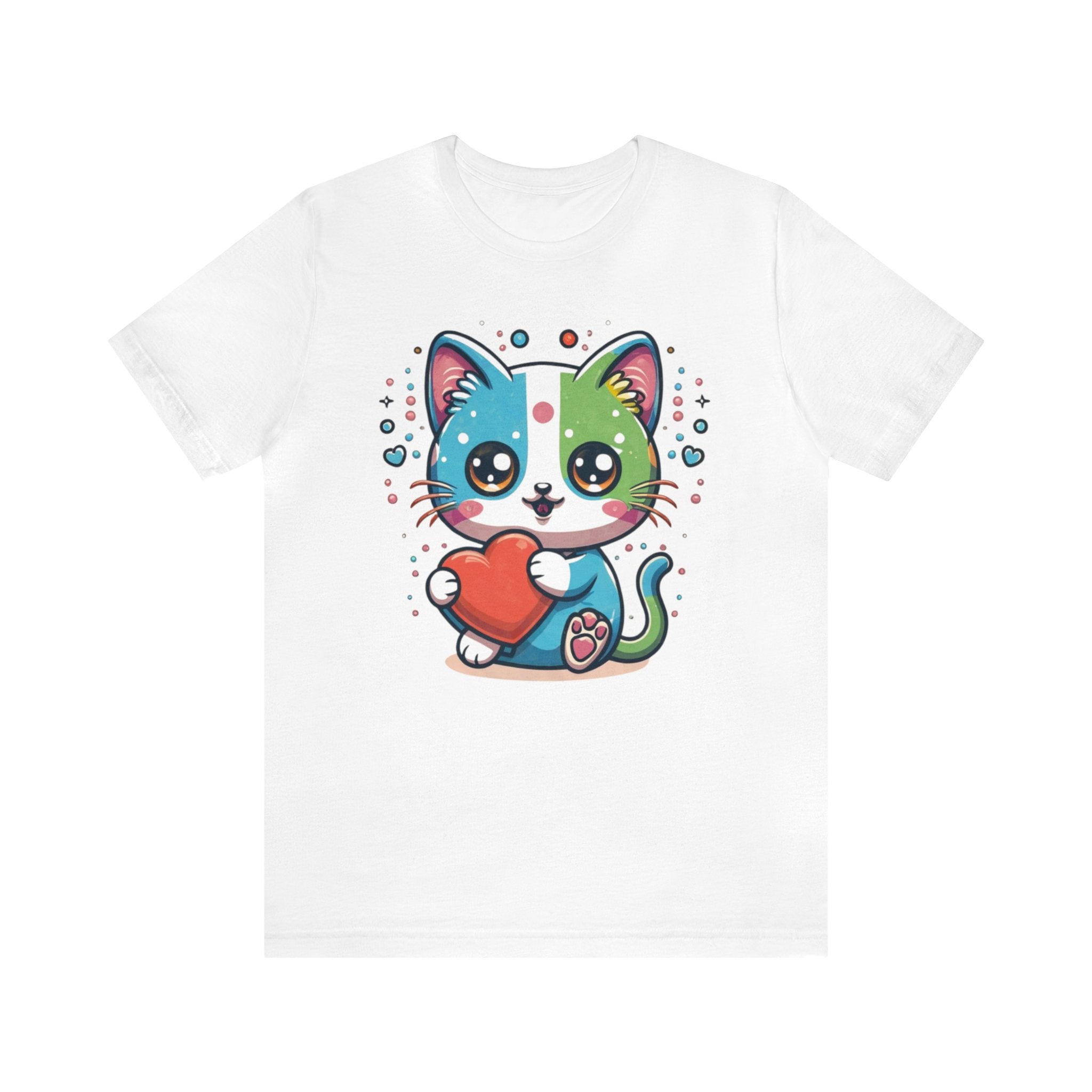 Cute Cat Unisex Jersey Short Sleeve Tee