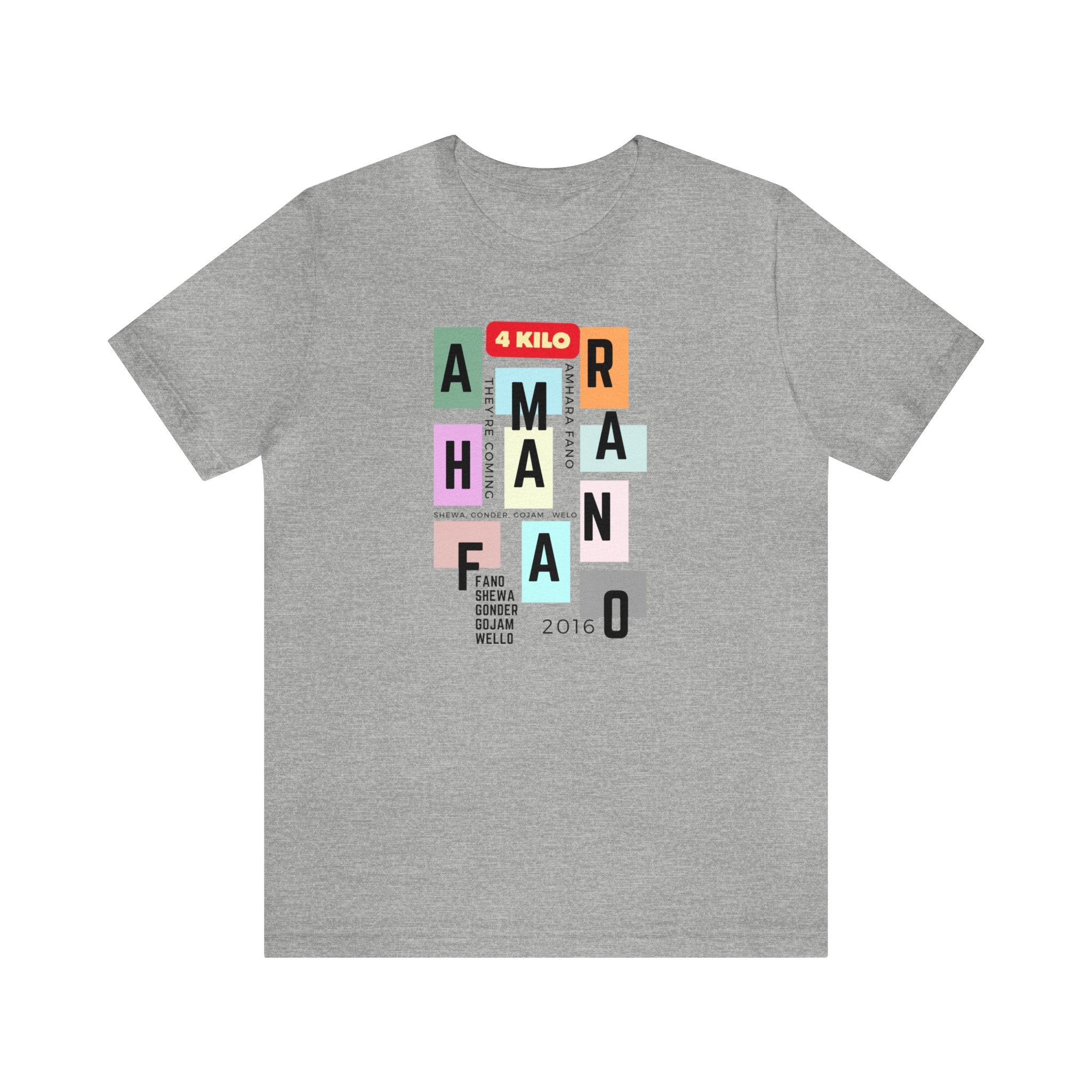 Amhara Unisex Jersey Short Sleeve Tee