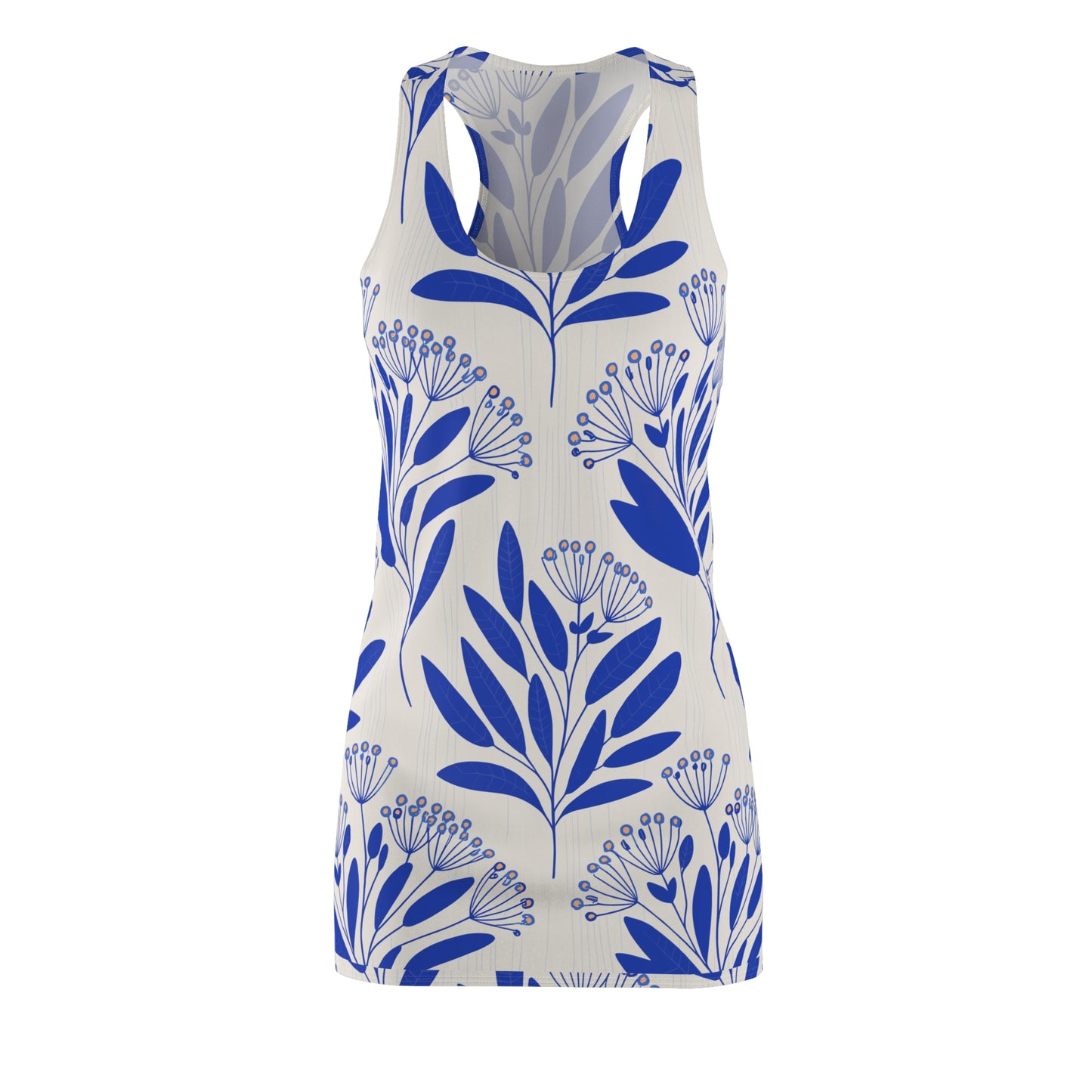 Floral Print Racerback Dress,