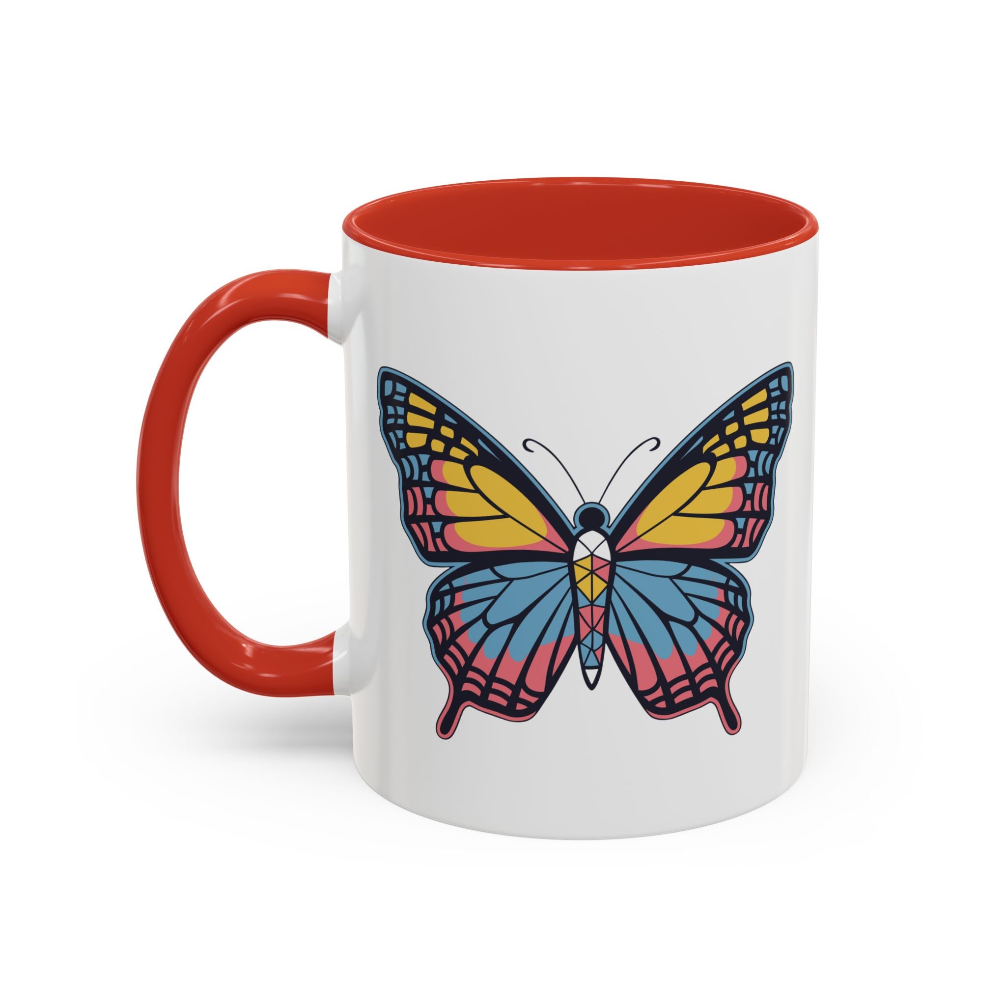 Butterfly Accent Coffee Mug (11, 15oz)