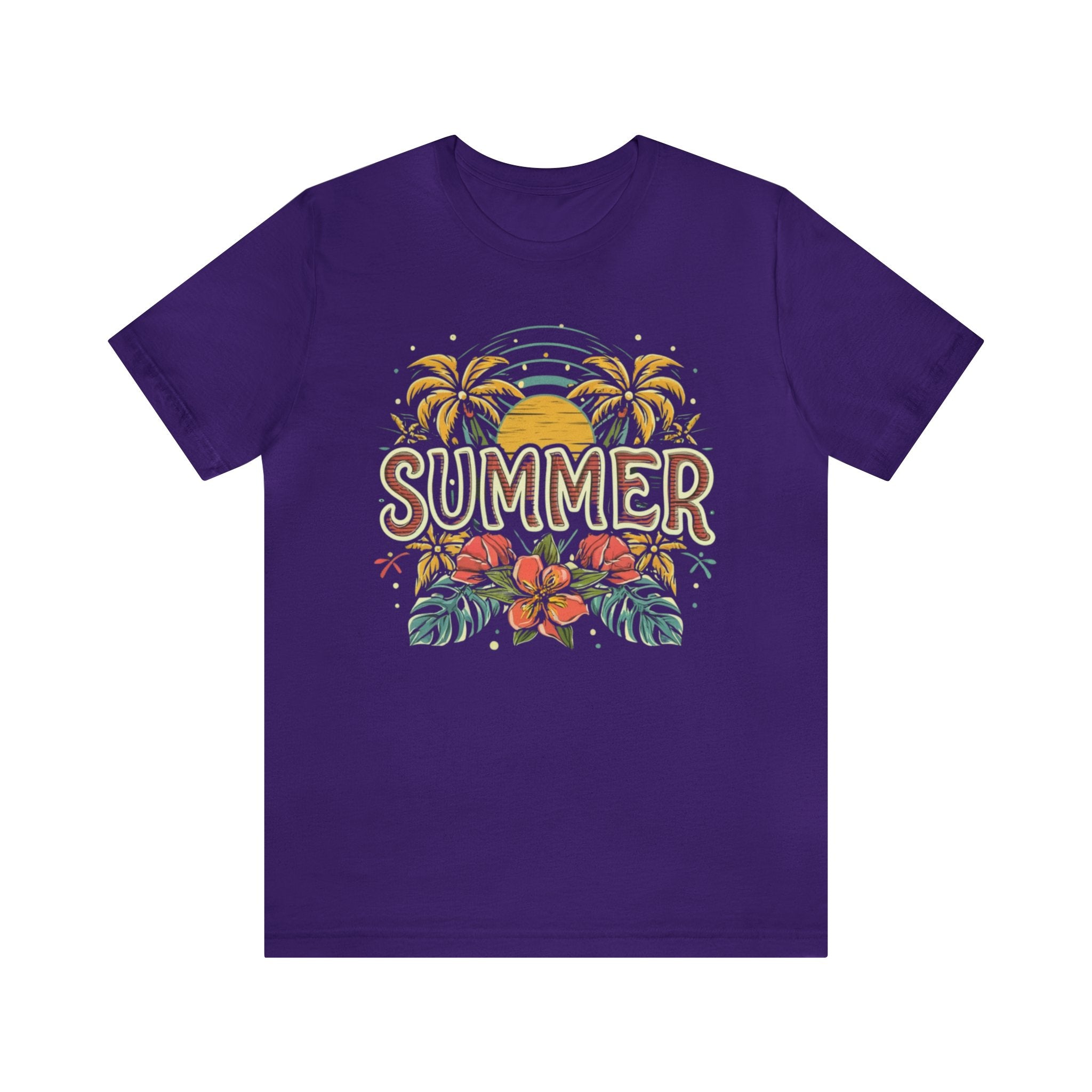 Summer Unisex Jersey Short Sleeve Tee