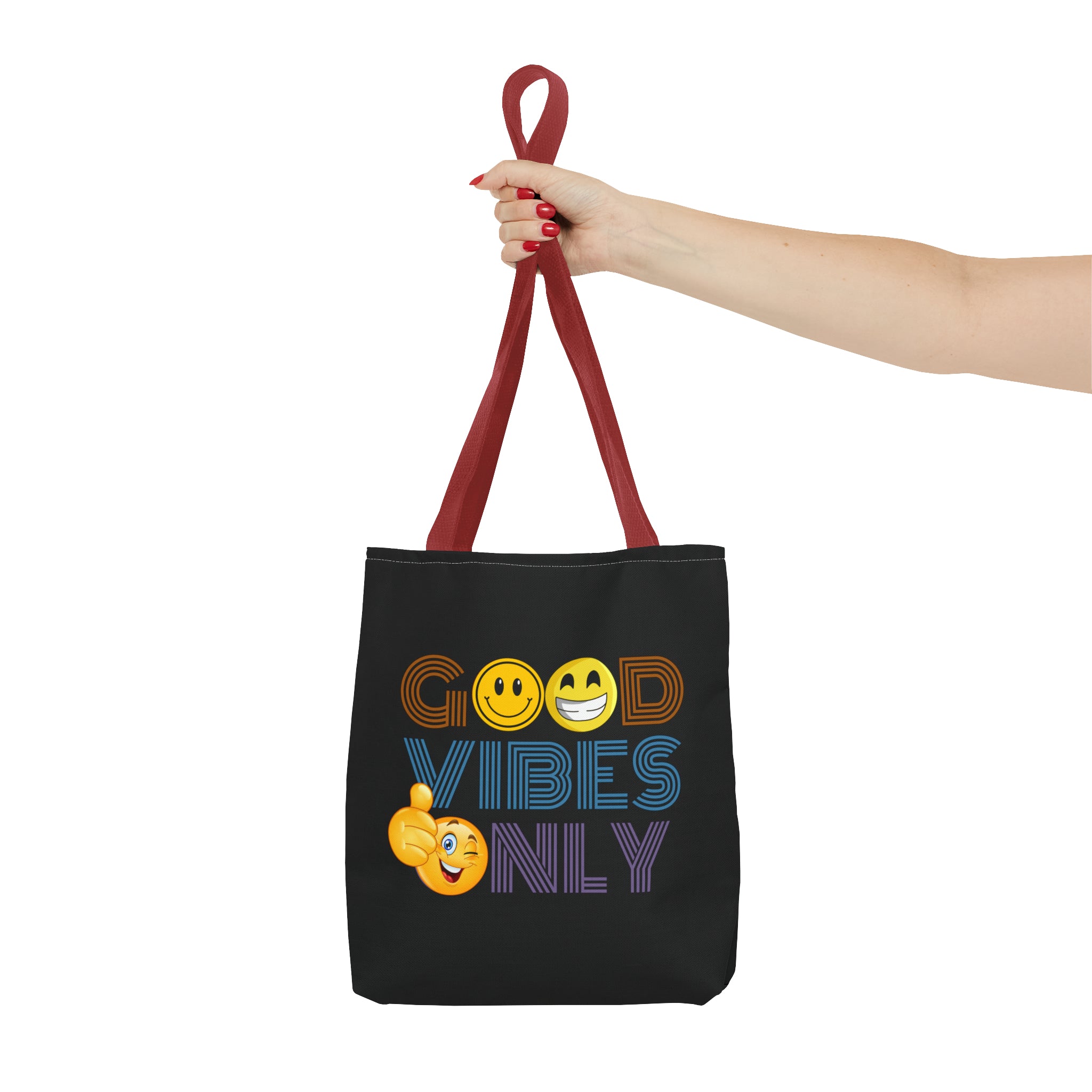 GOOD VIBES ONLY Tote Bag (AOP)