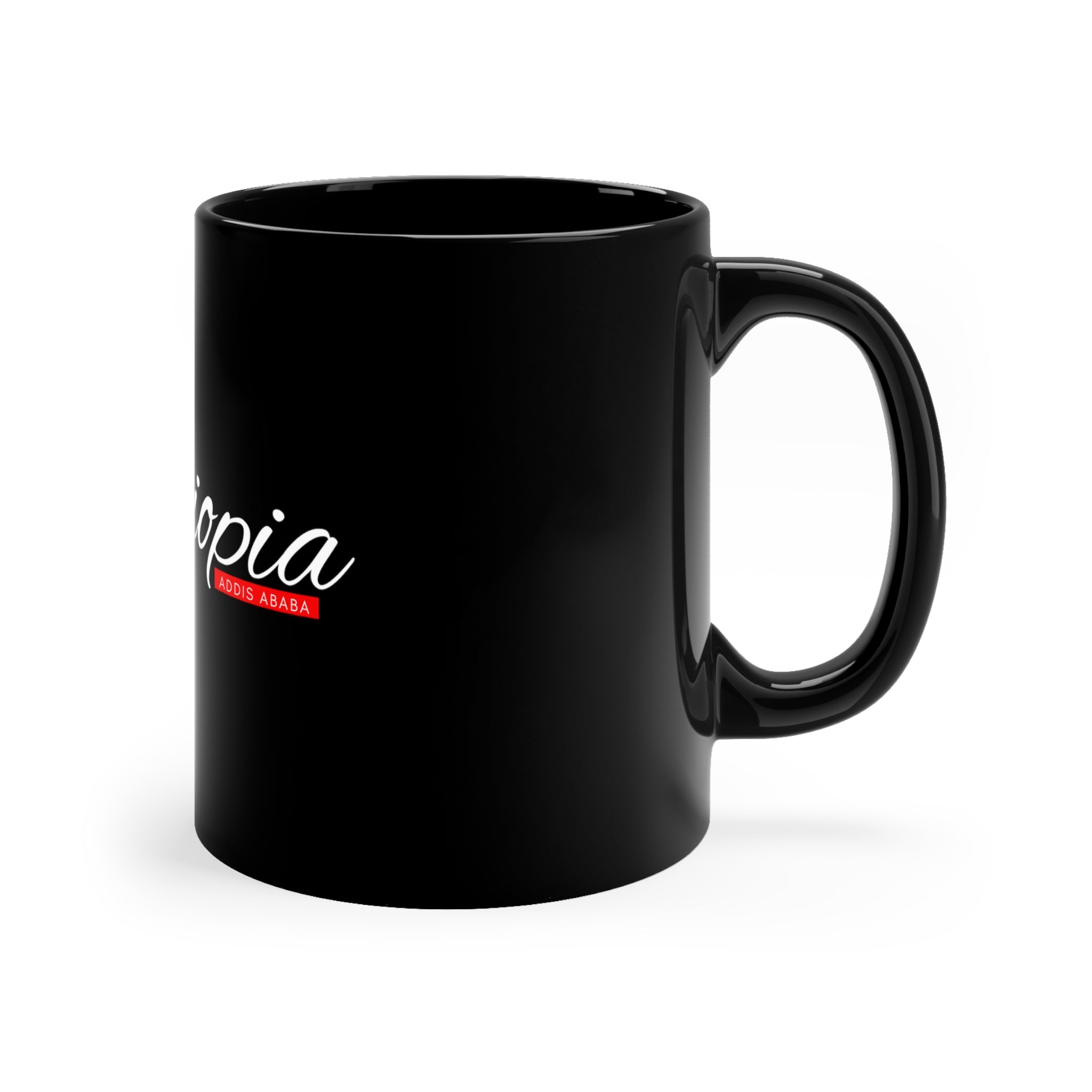 Ethiopia 11oz Black Mug