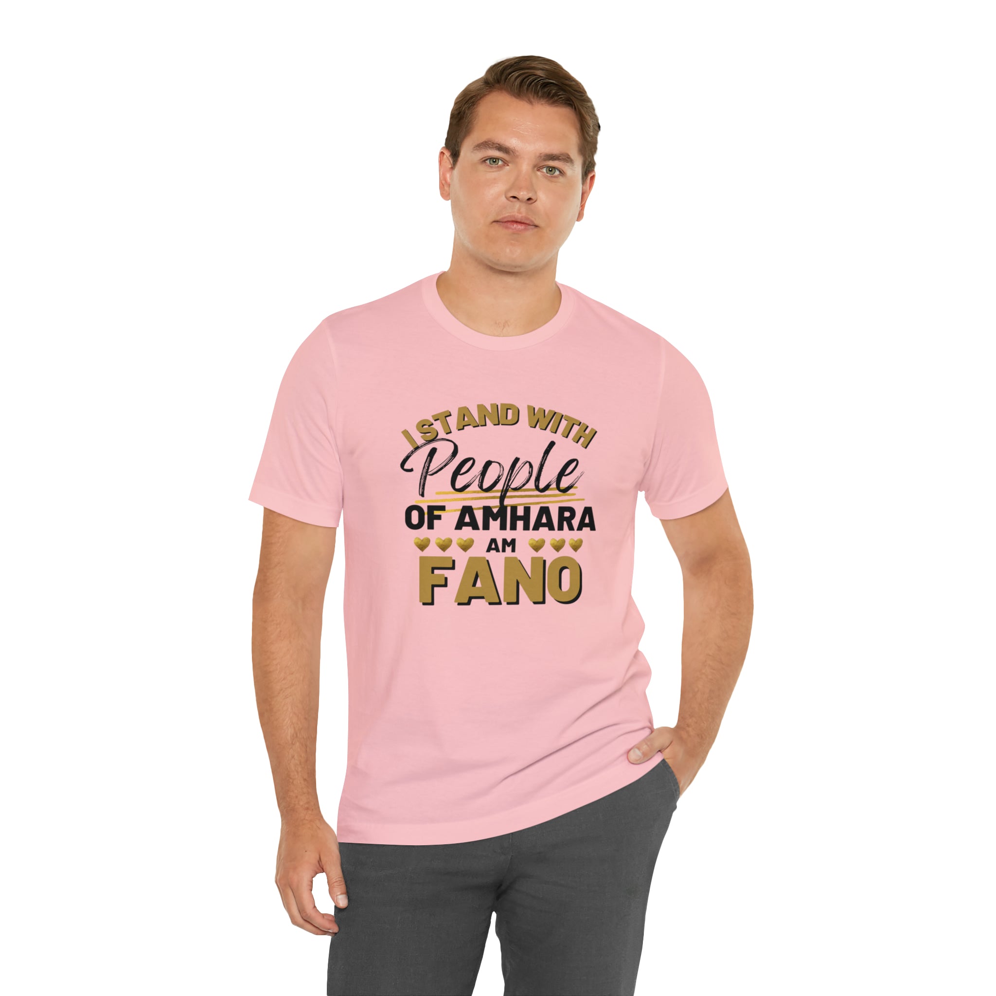 I STAND WITH FANO UNISEX JERSEY TEE