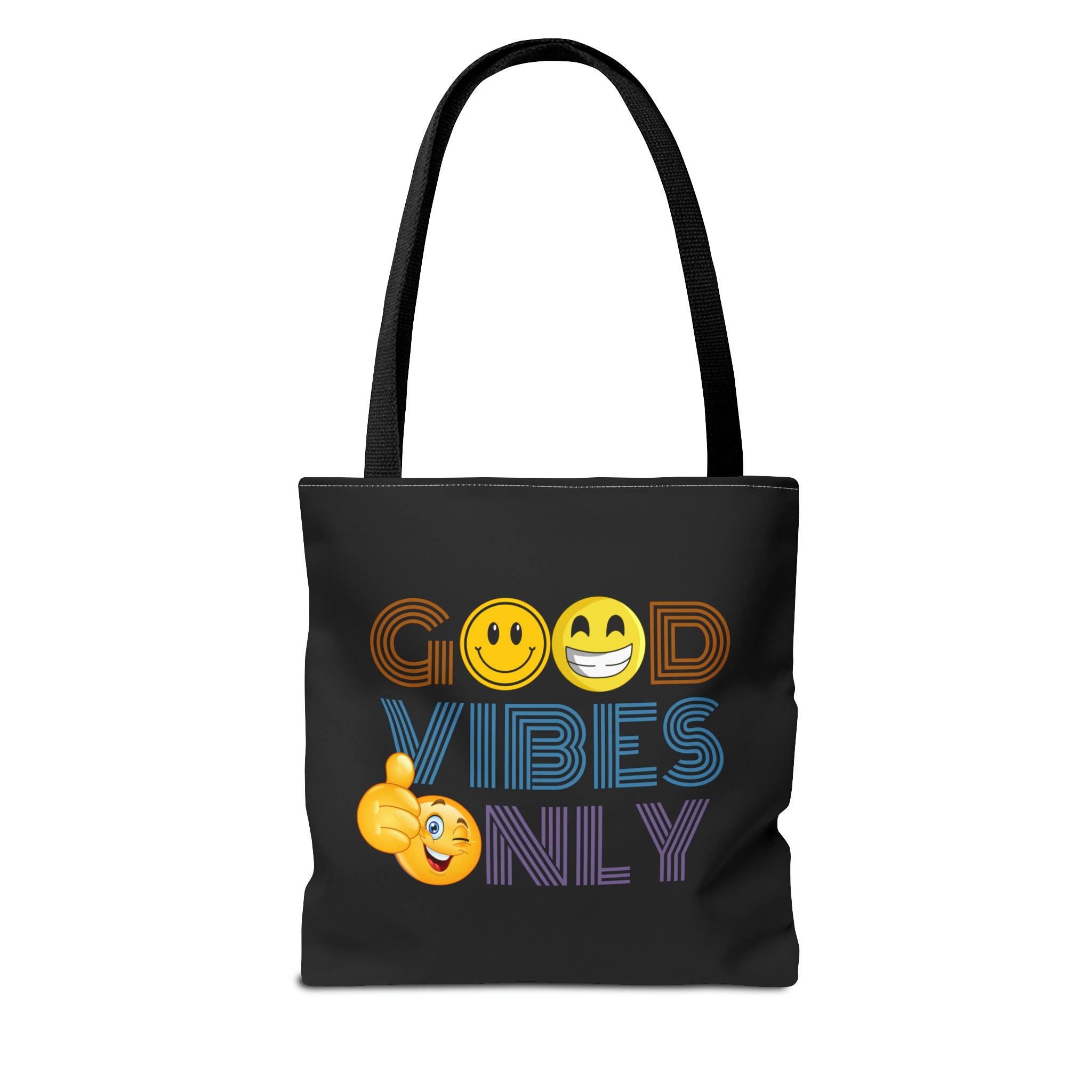 GOOD VIBES ONLY Tote Bag (AOP)