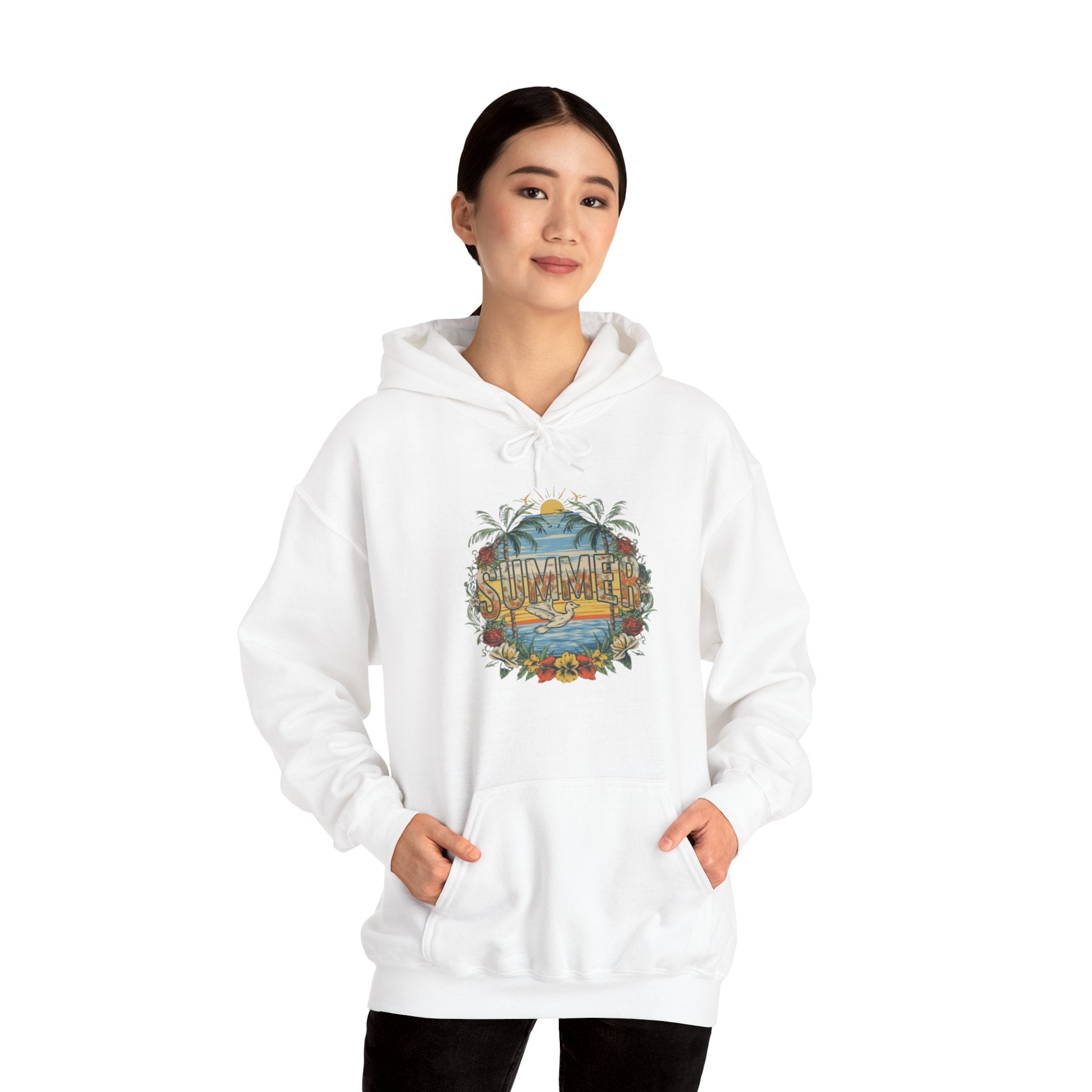 Summer Unisex Heavy Blend™ Hooded Sweatshirt