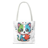 Cute Cat Tote Bag (AOP)