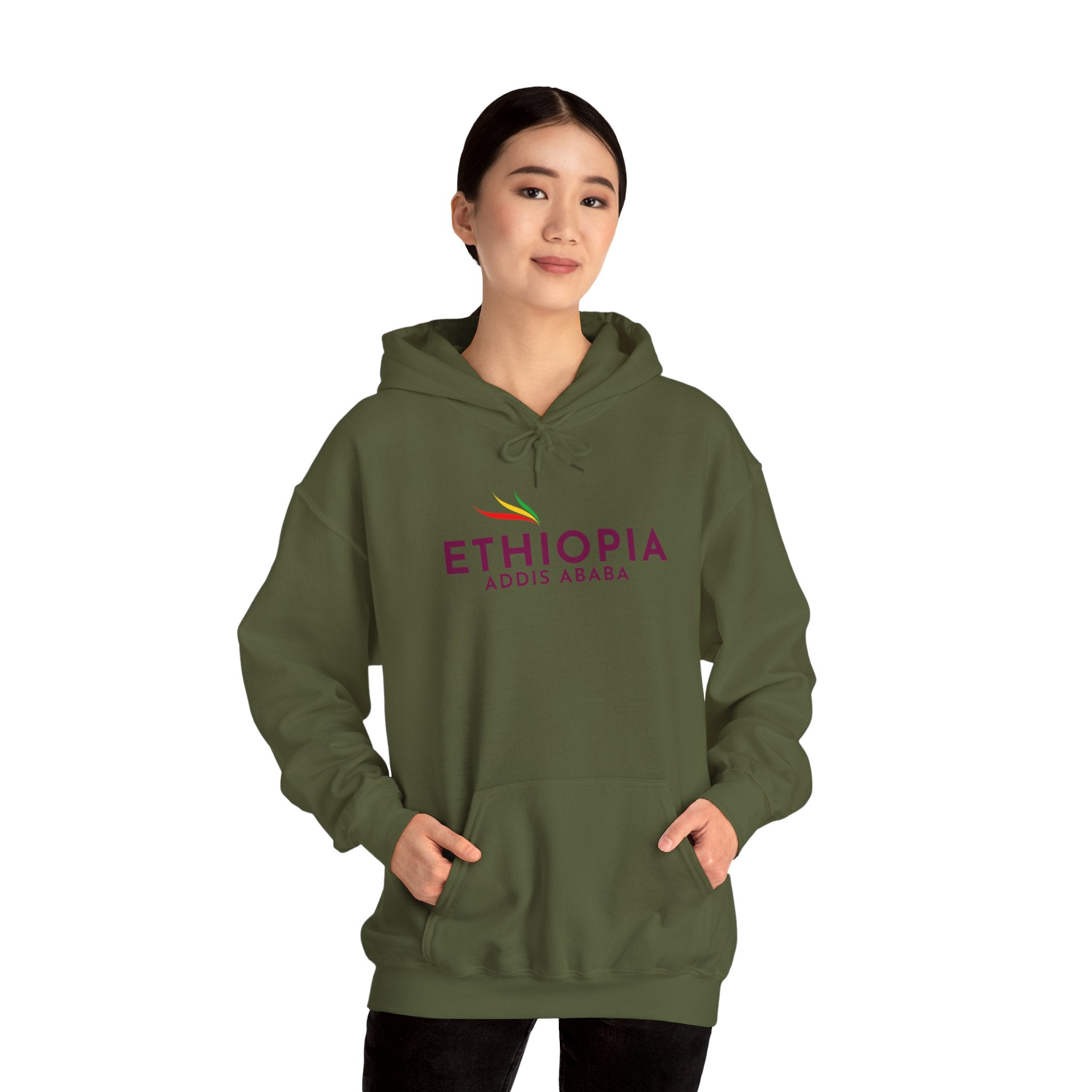 Ethiopia Addis Ababa Unisex Heavy Blend™ Hooded Sweatshirt