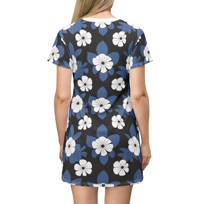 Floral T-Shirt Dress, Feminine Floral Dress